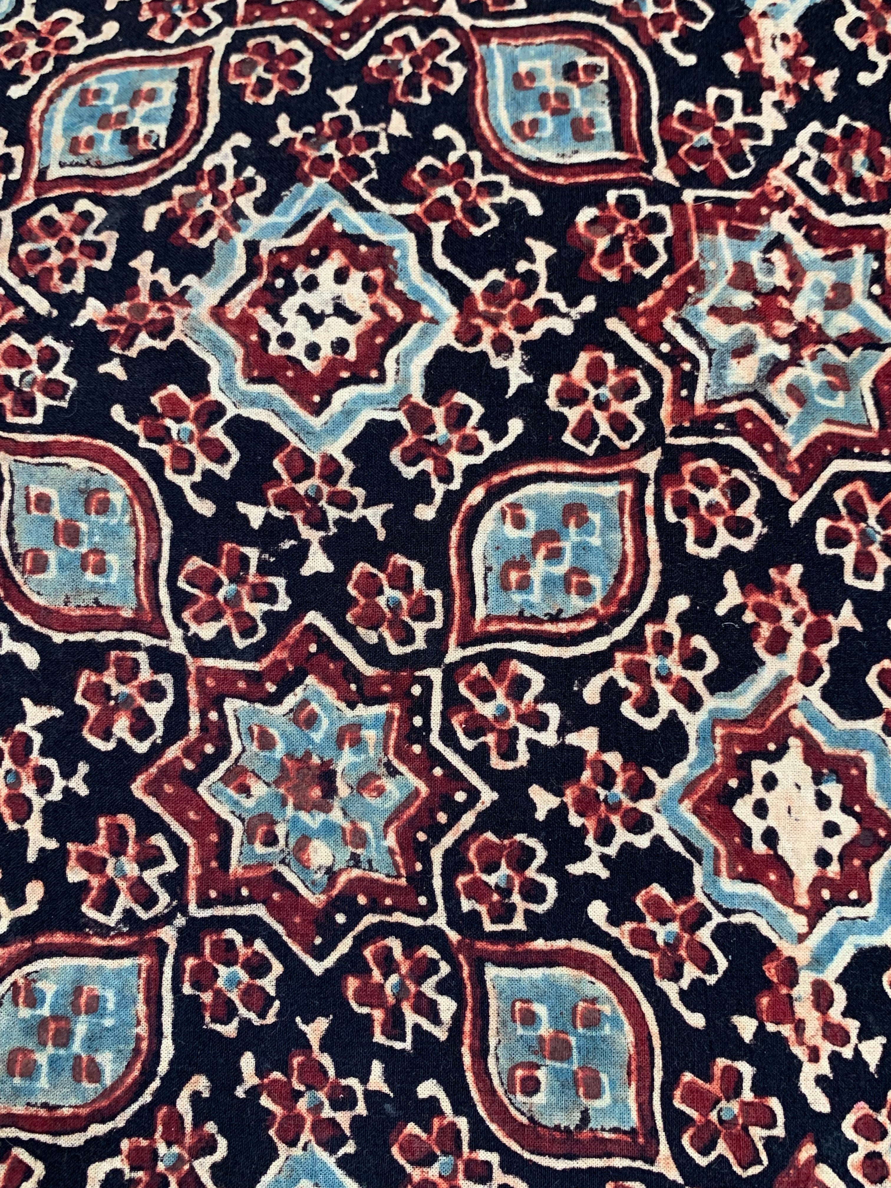 Handblock Ajrakh Suit