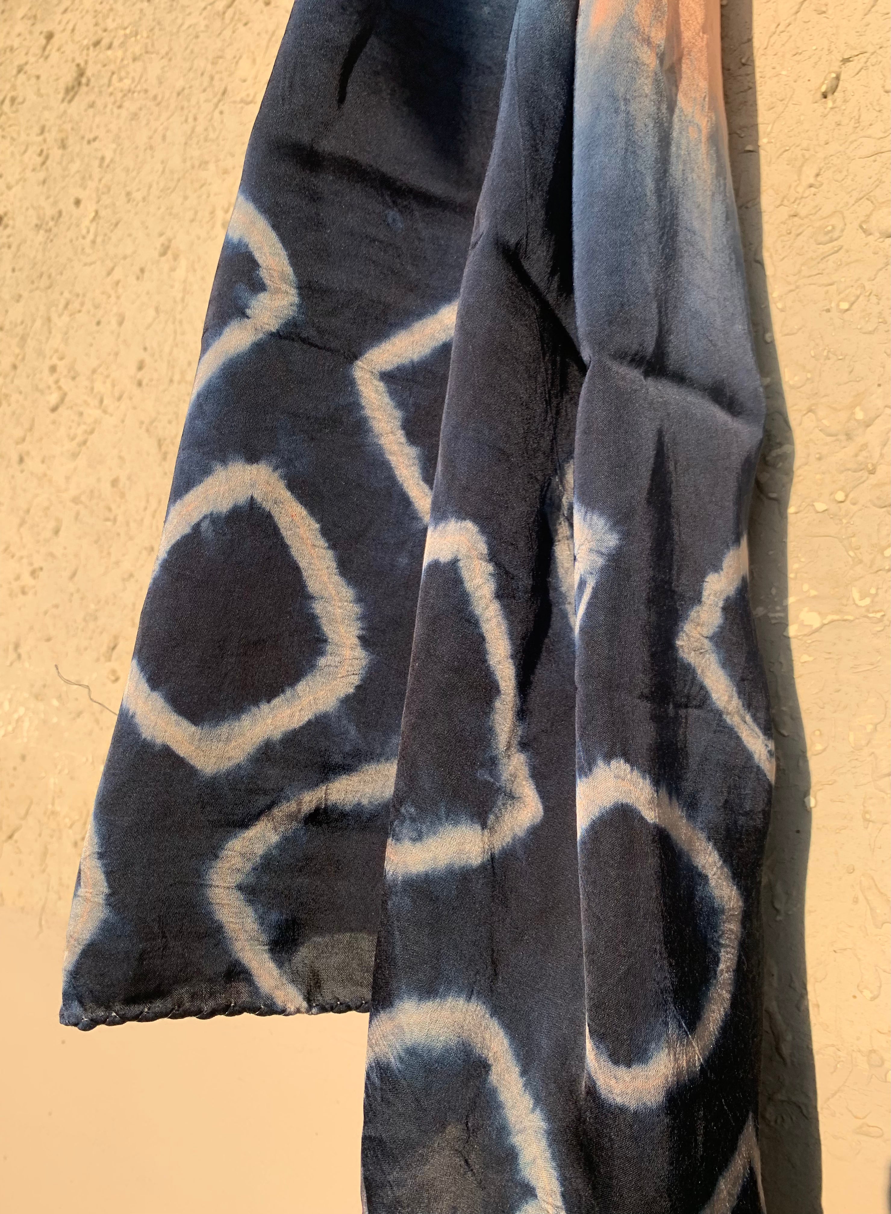 Shibori Modal Silk Stole