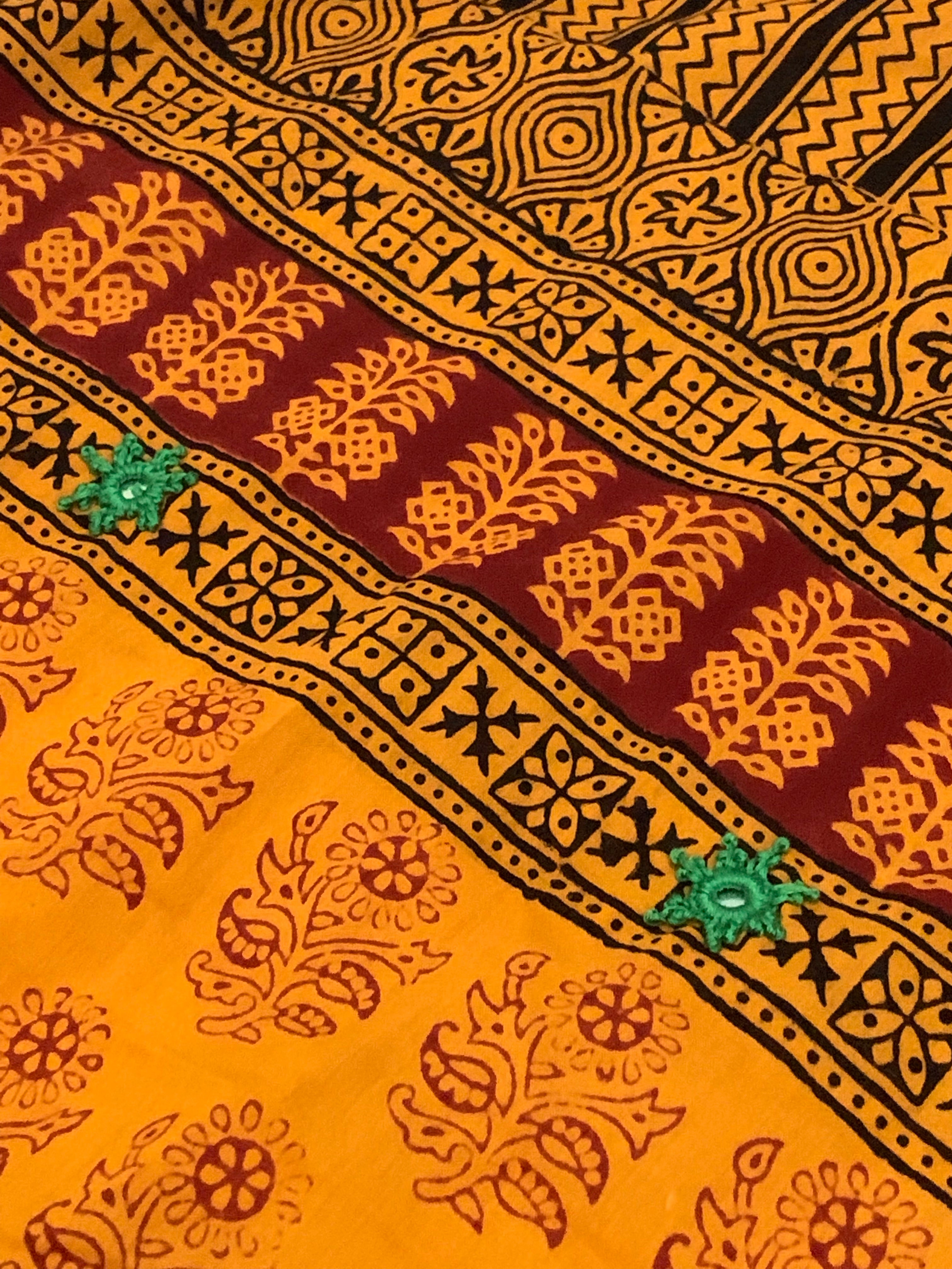 Natural Dyed Bagh Block Print Cotton Suit