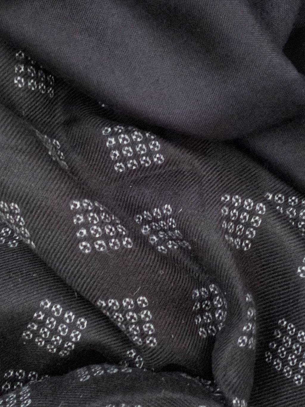 Black Wool Pashmina Suit