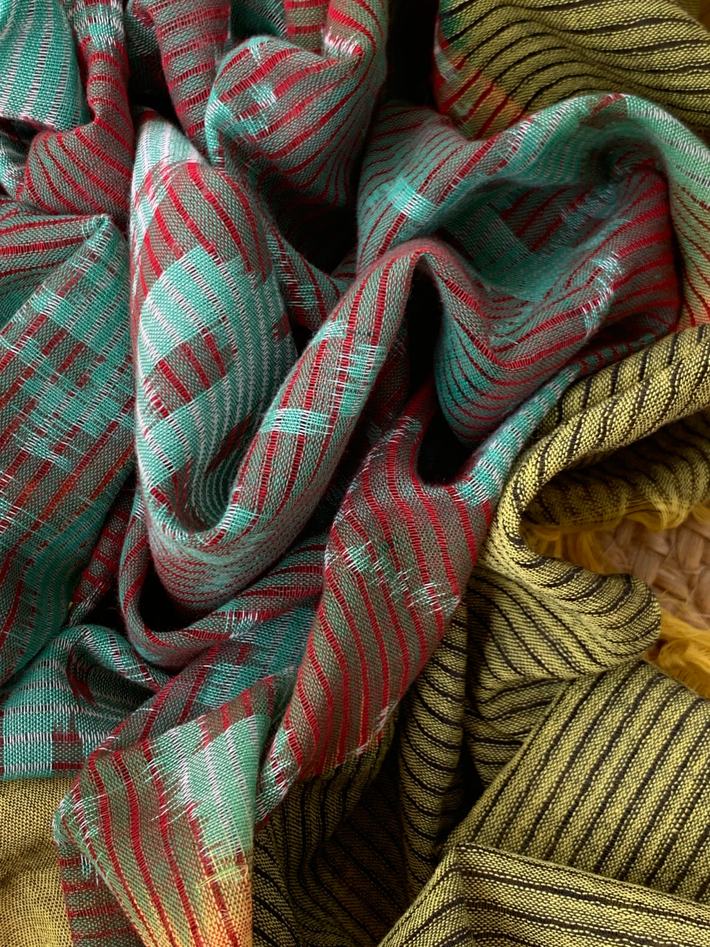 Handwoven Double Ikat Kurta Dupatta Set