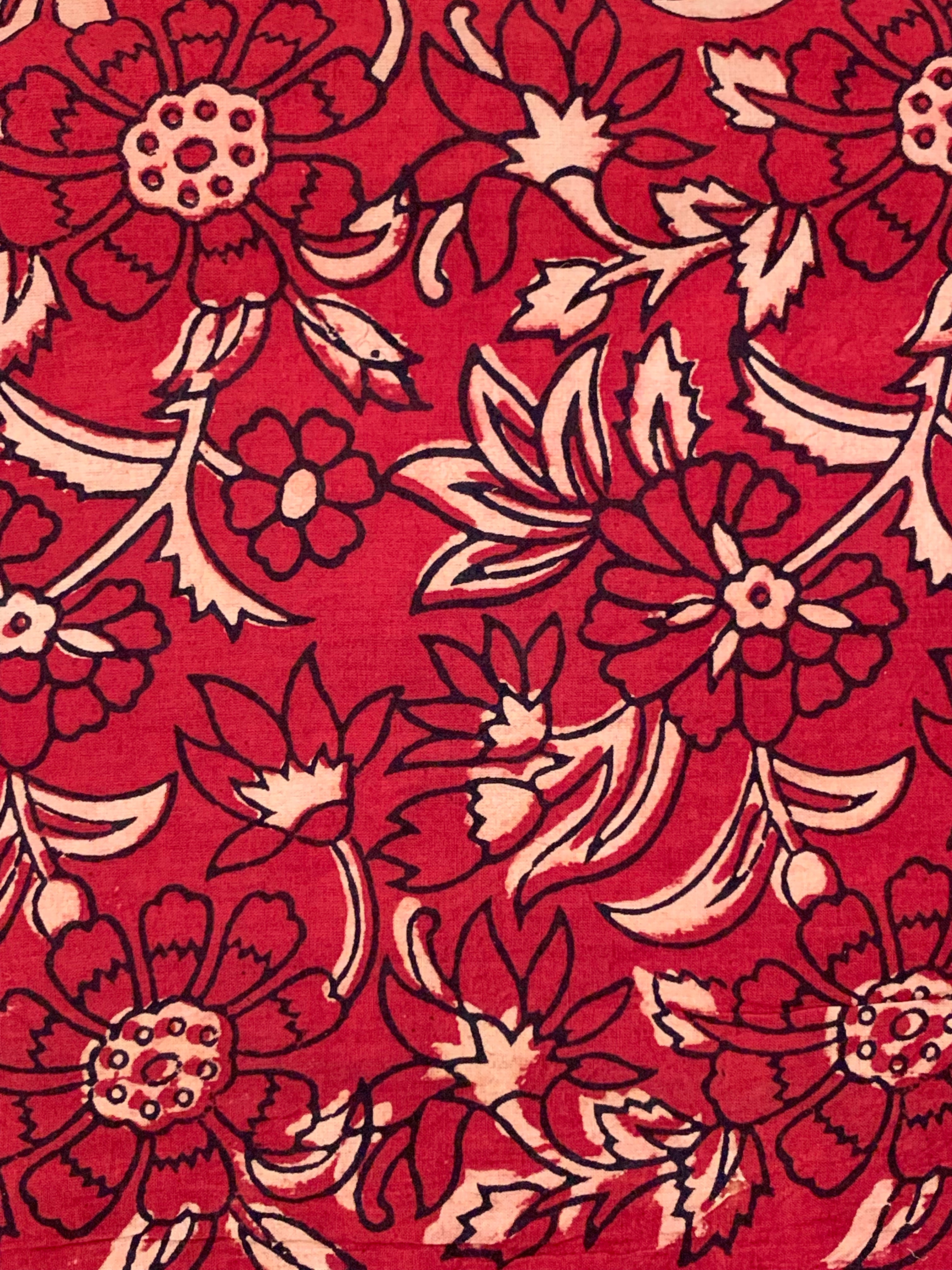 Handblock Ajrakh Cotton Kota Suit