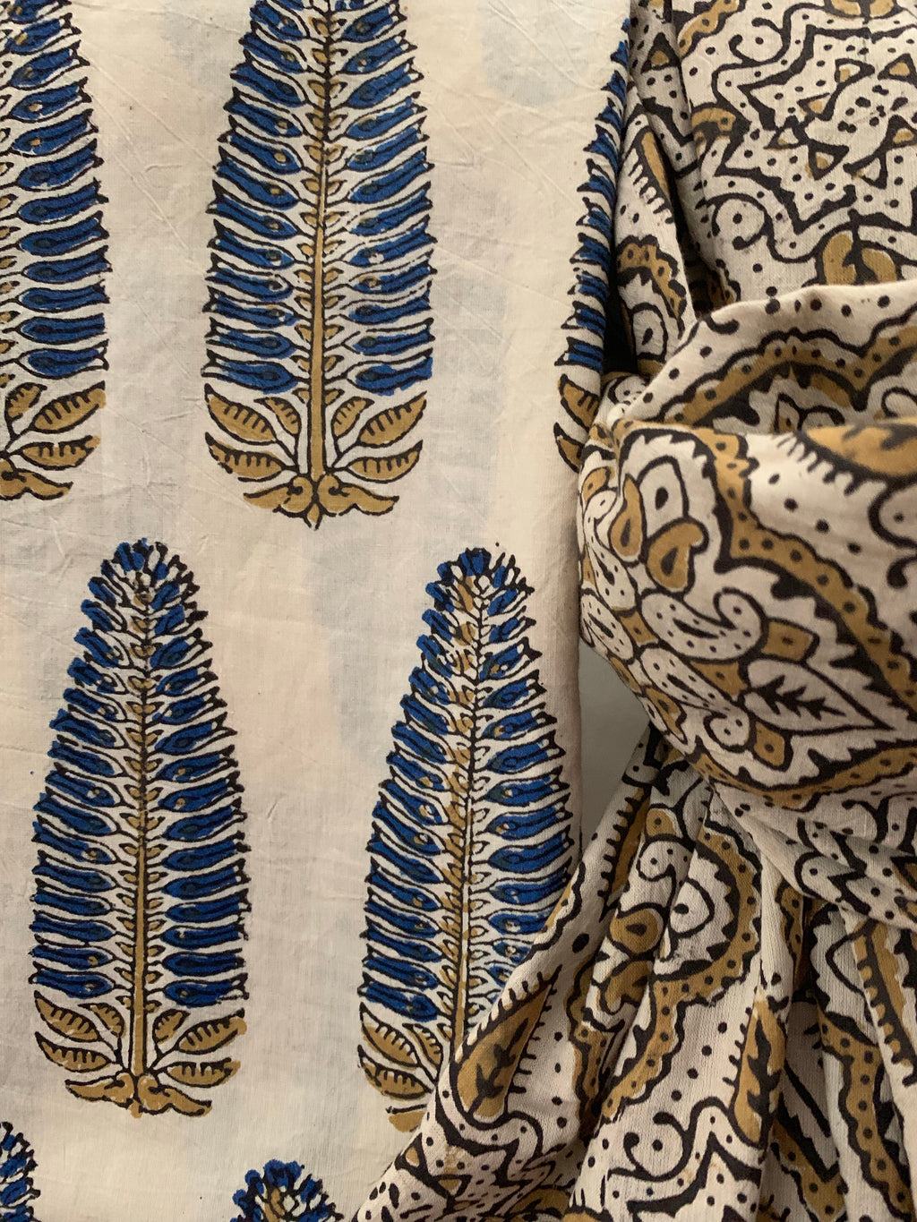 Handcrafted Ajrakh Kurta Dupatta set