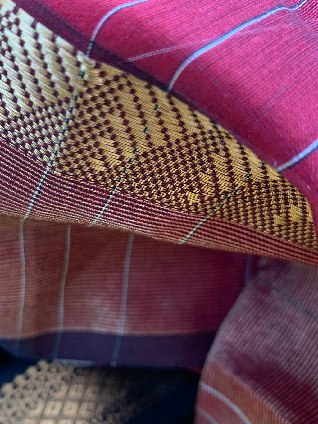 Handwoven Maheshwari Kurta dupatta set