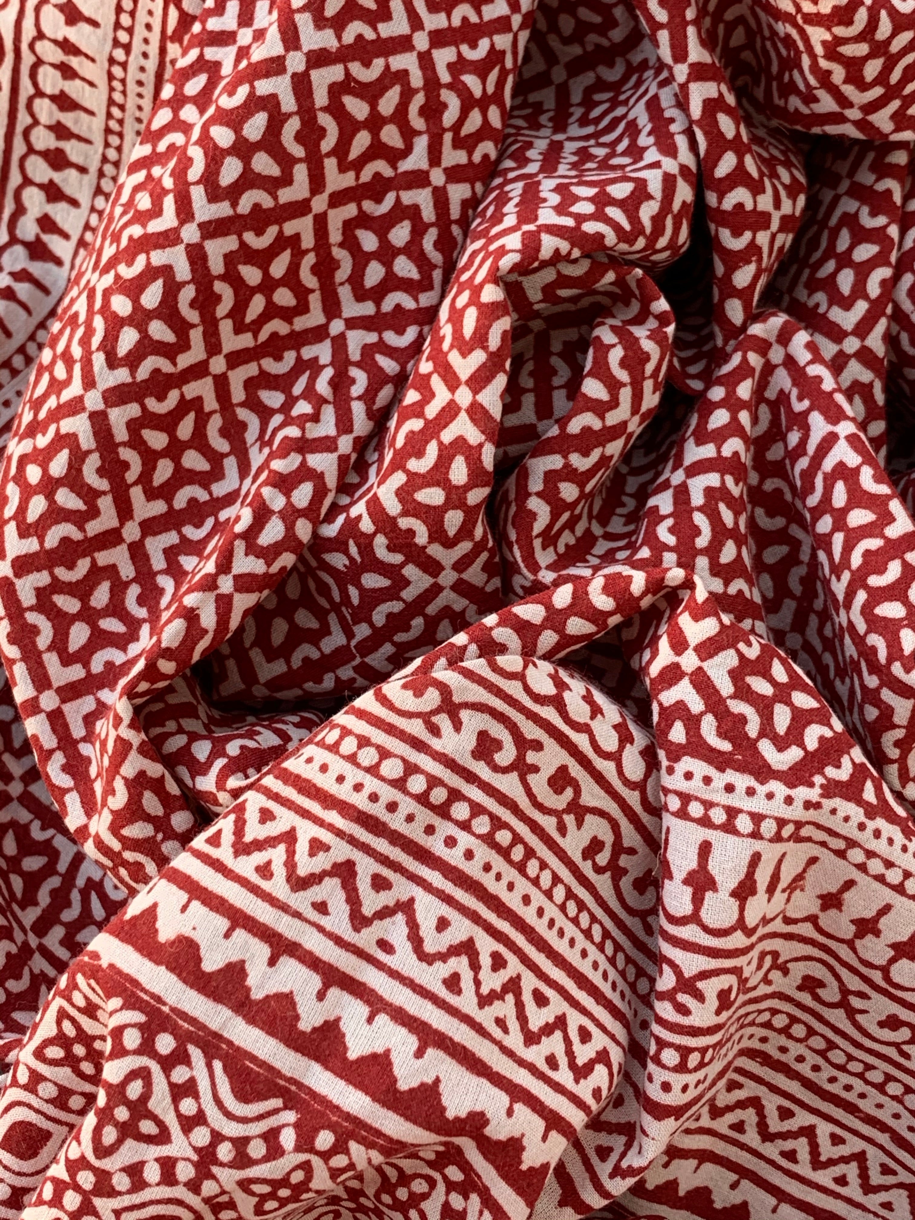 Natural Dyed Bagh Handblock Cotton Suit