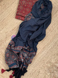 Handblock Ajrakh Suit
