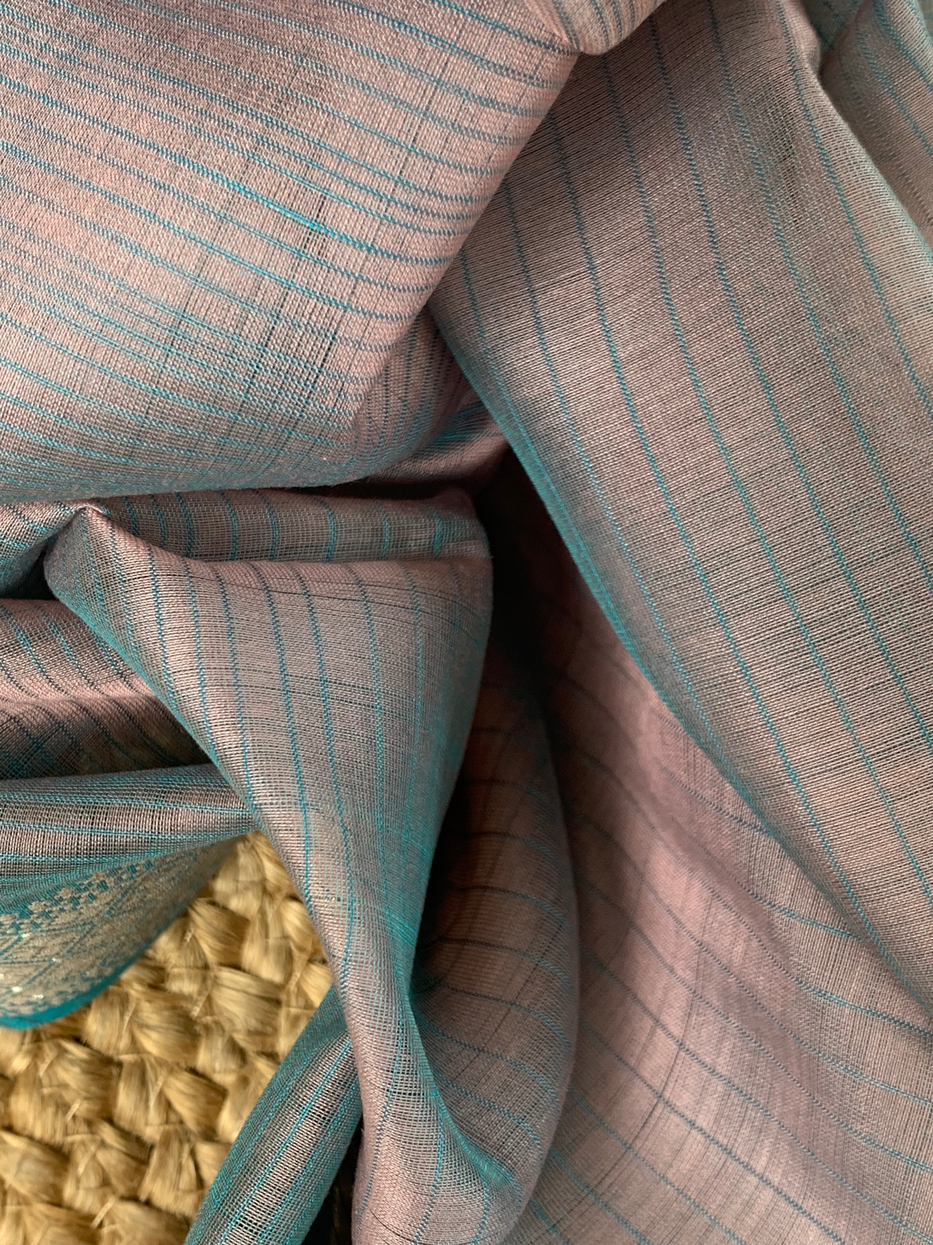 Handwoven Maheshwari Kurta dupatta set