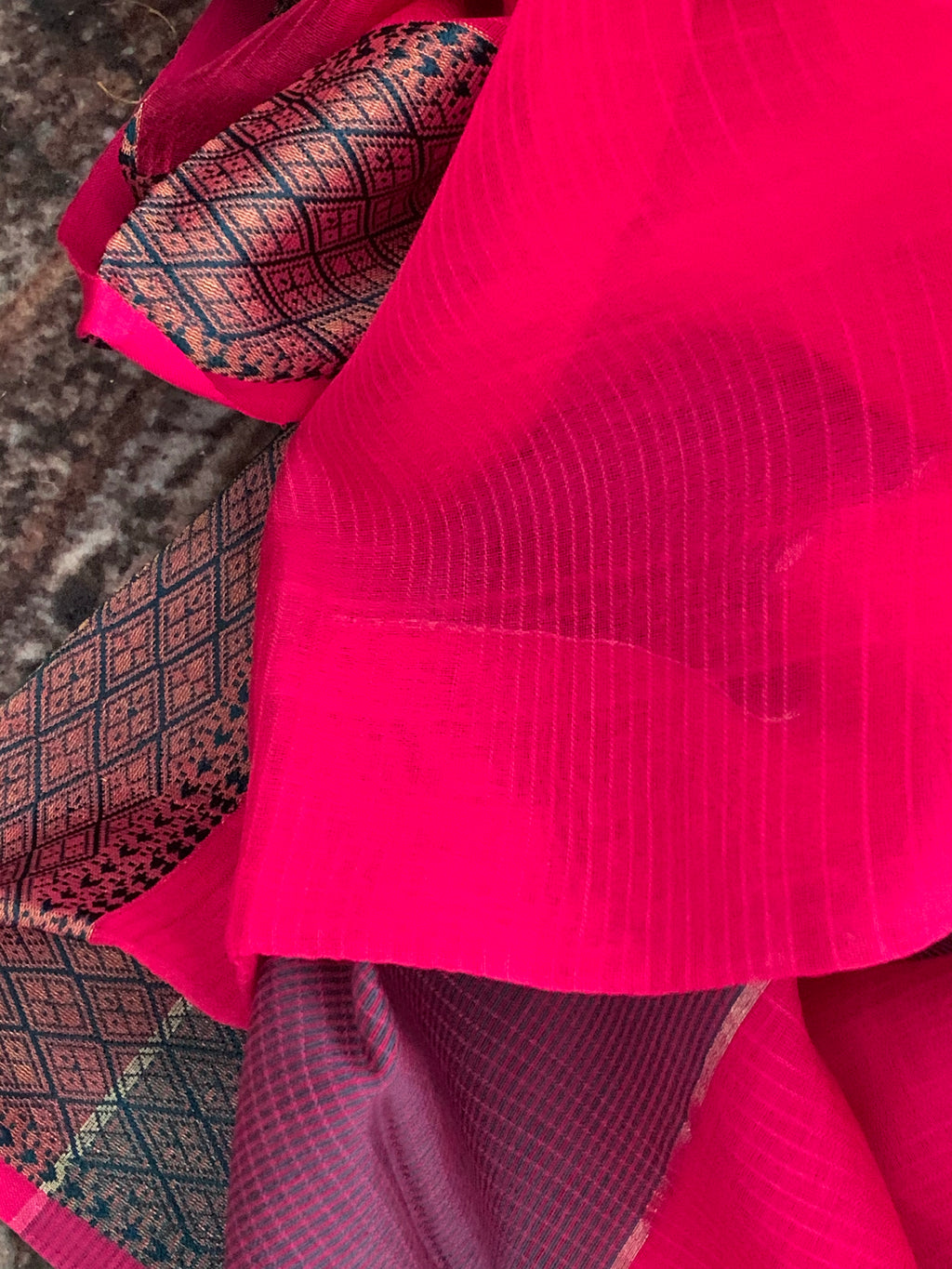 Handwoven Maheshwari Silk Cotton Dupatta