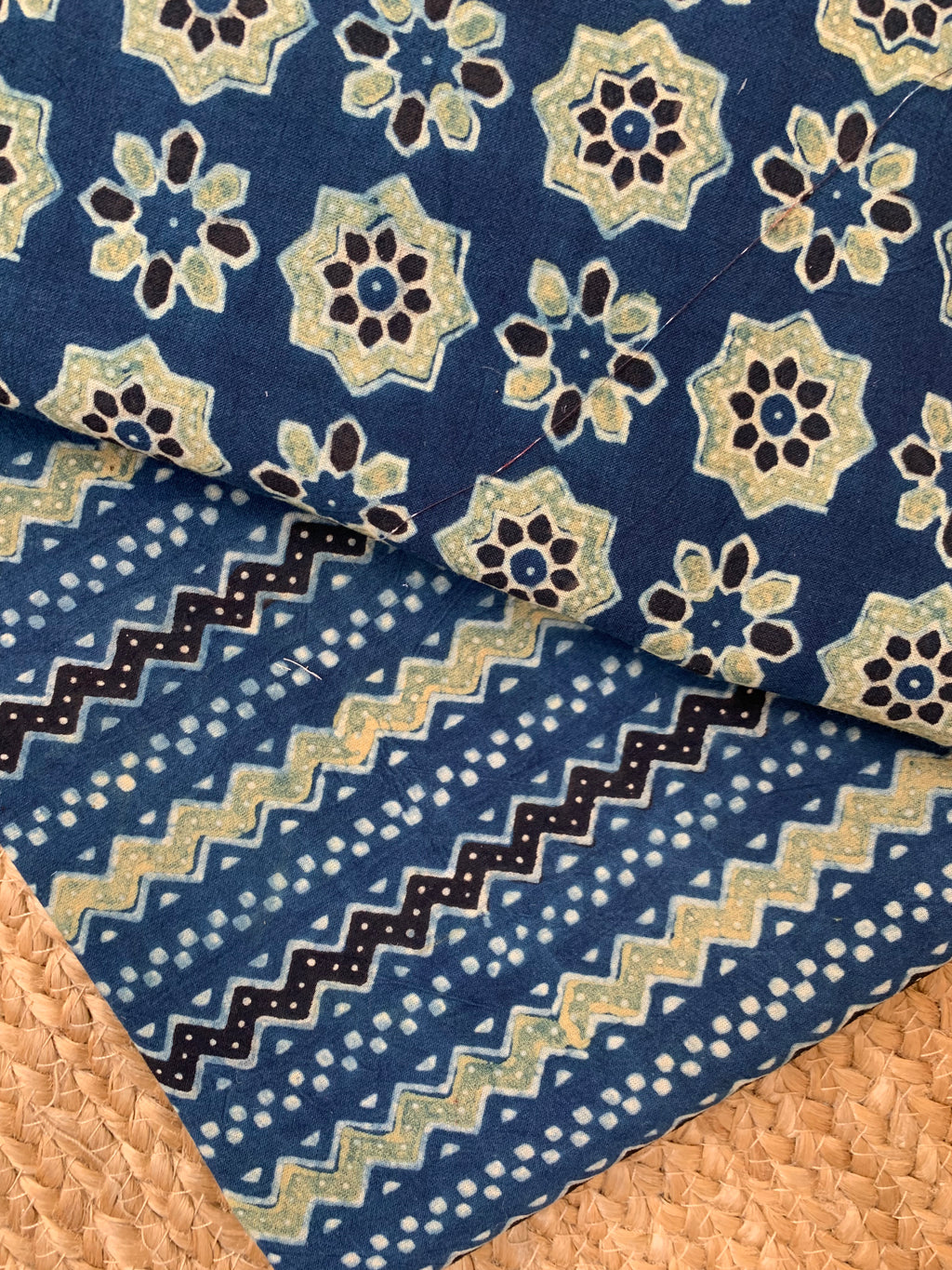 Natural Dyes Handblock Ajrakh Cotton Suit