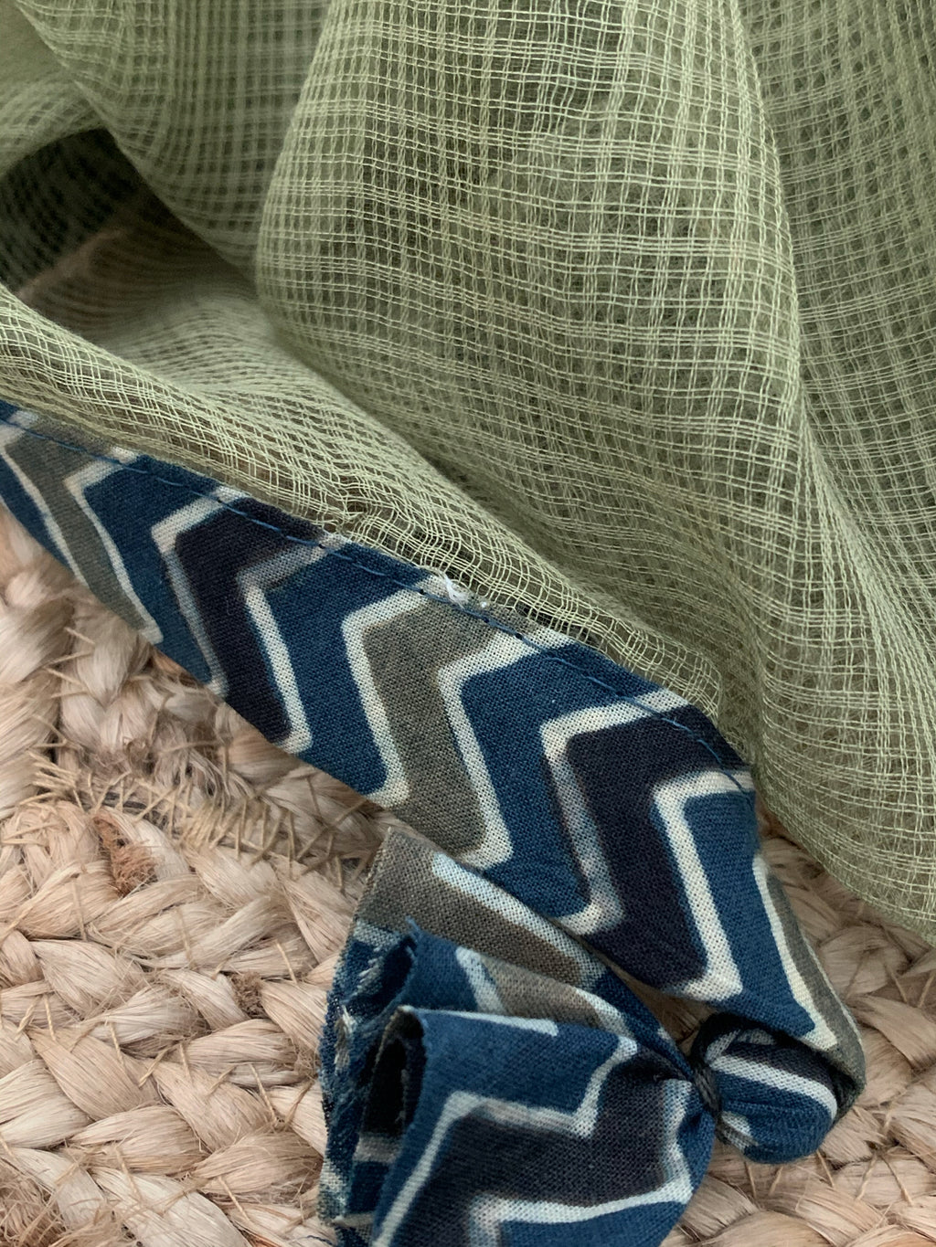 Handblock Ajrakh Cotton Kota Suit