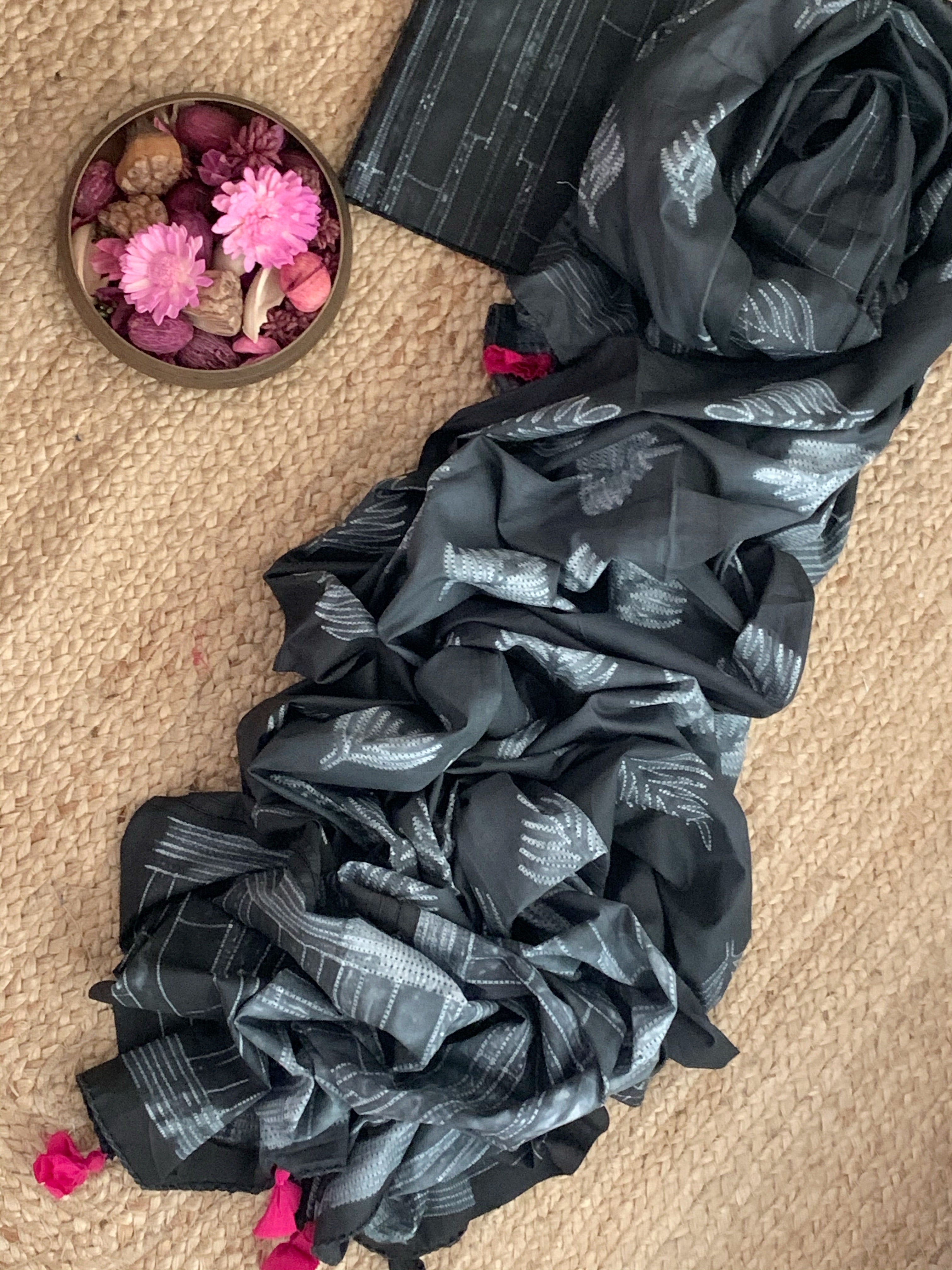 Handcrafted Shibori Kurta Dupatta Set