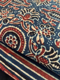 Handblock Ajrakh Cotton Kurta Bottom Set