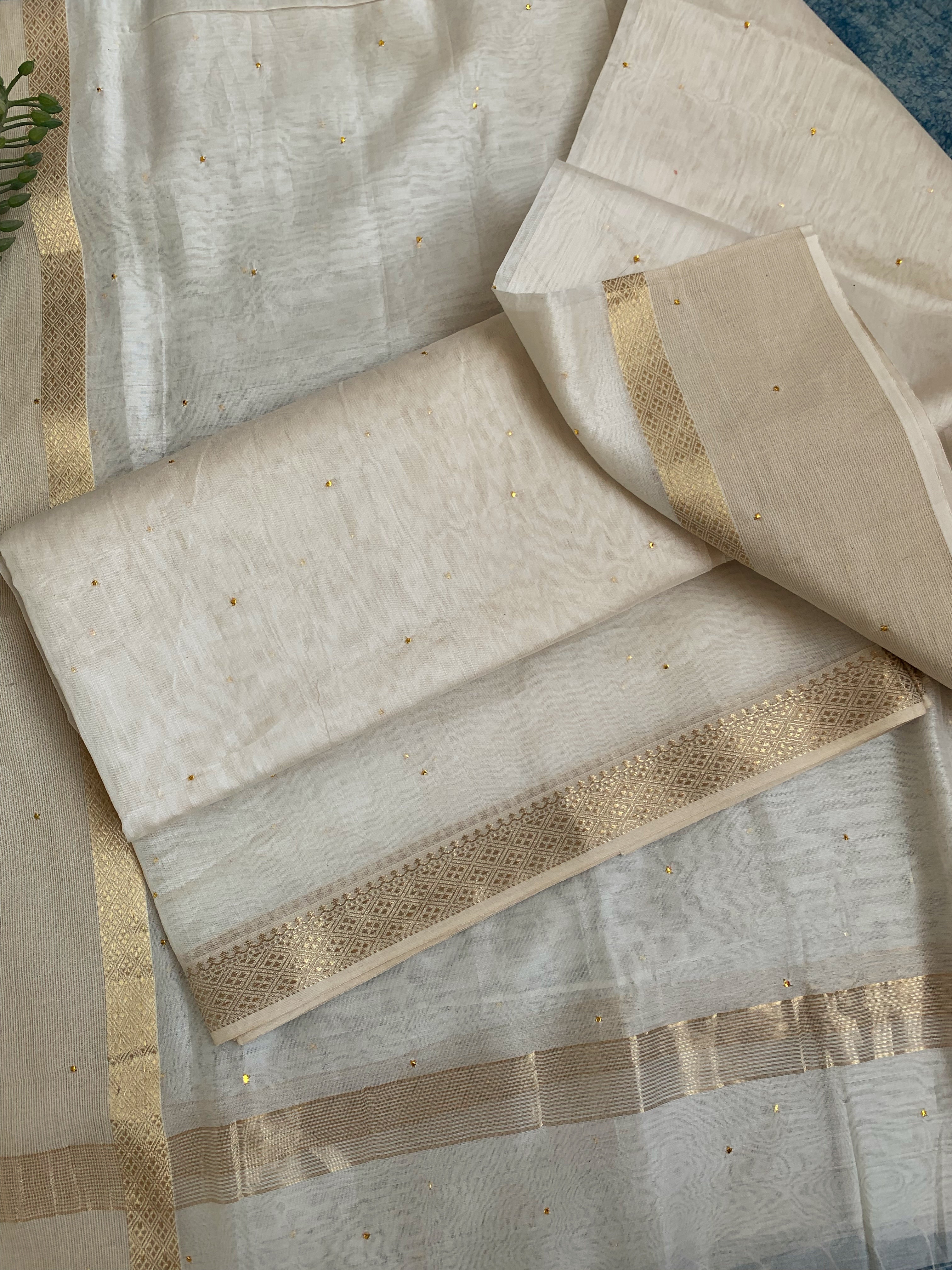 Handwoven & Handcrafted Maheshwari Kurta dupatta set