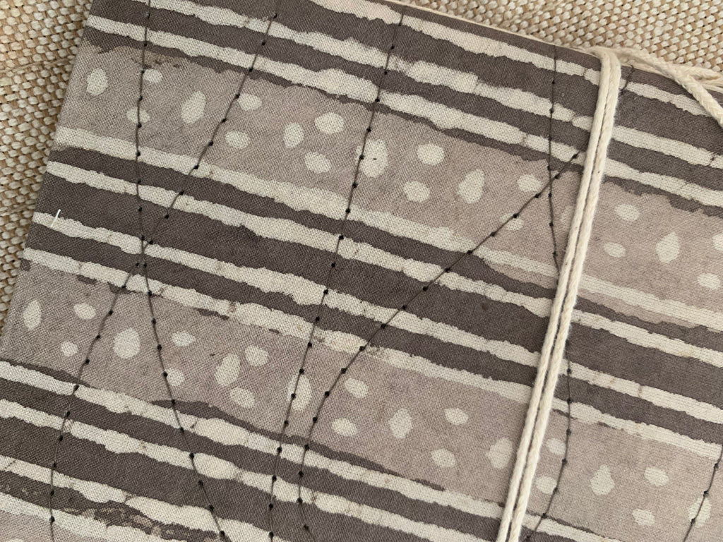Hand Block Print Fabric Traditional Bahi - A5