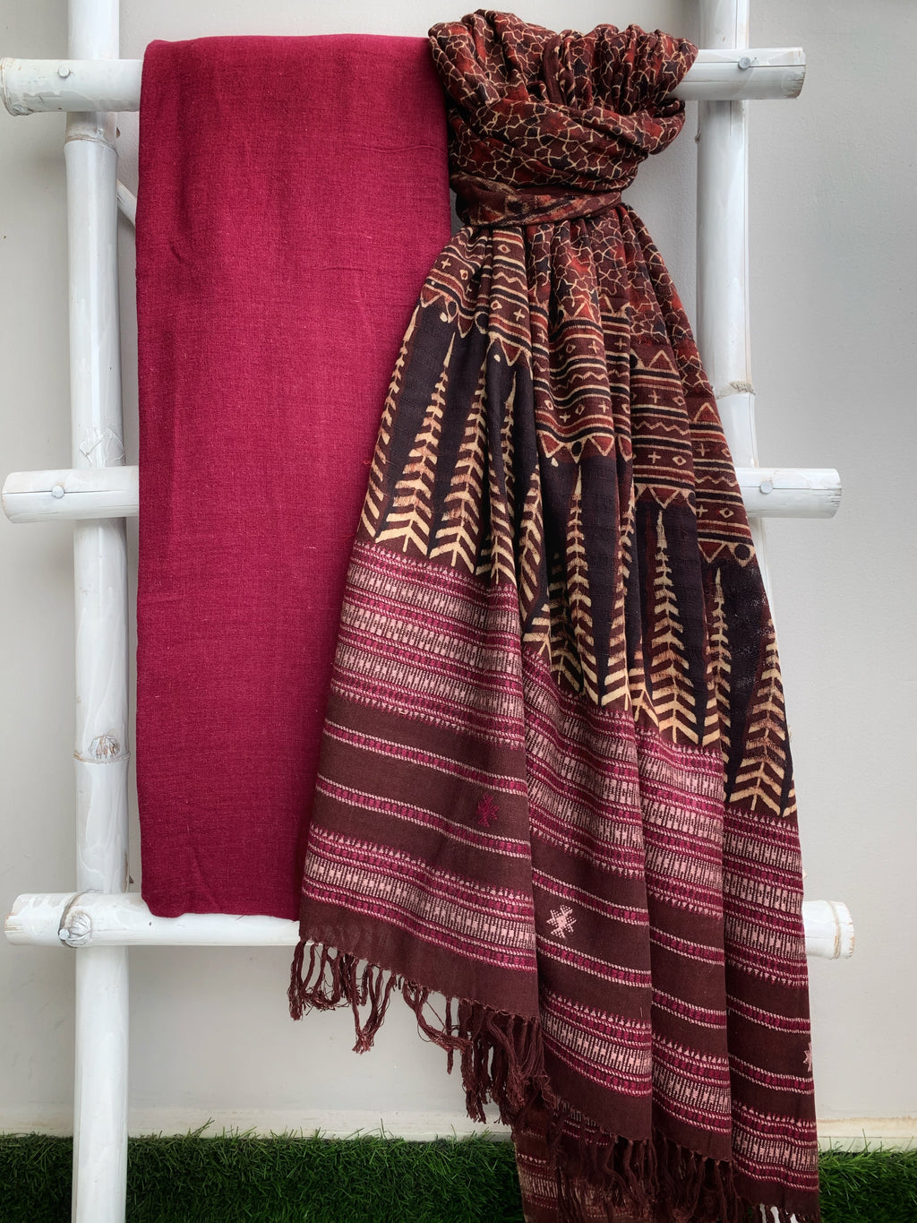 Handwoven Kurta Dupatta Set