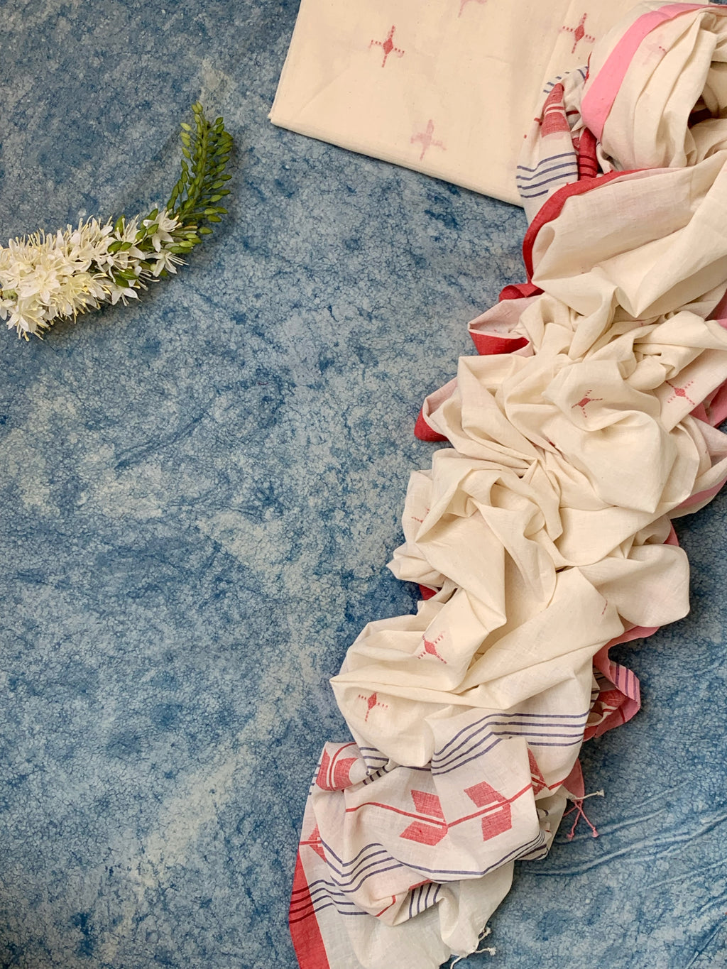 Bano - Handwoven Bengal Jamdani Kurta Dupatta set