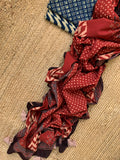 Natural Dyes Handblock Ajrakh Cotton Suit