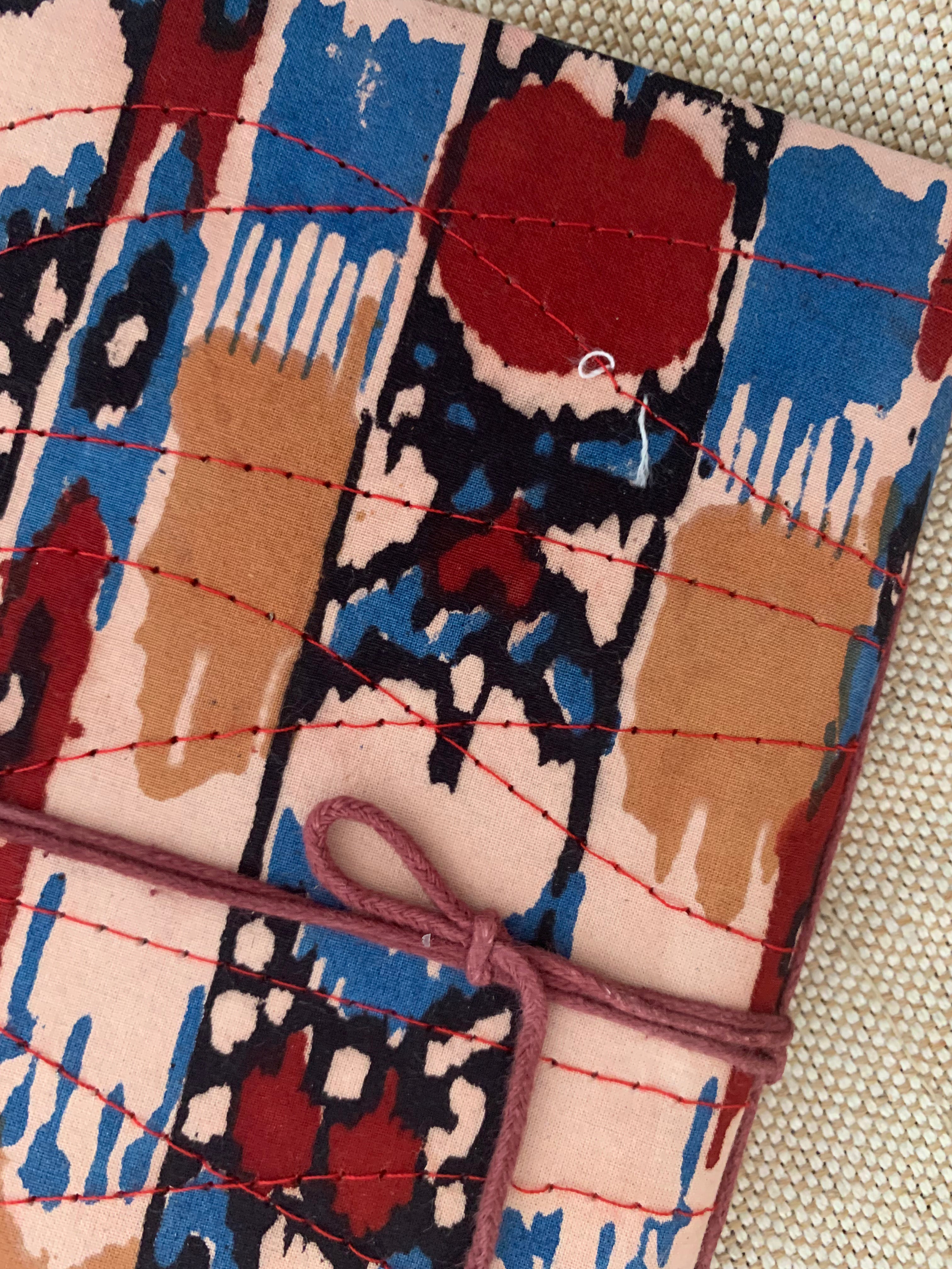 Hand Block Print Fabric Traditional Bahi - A5