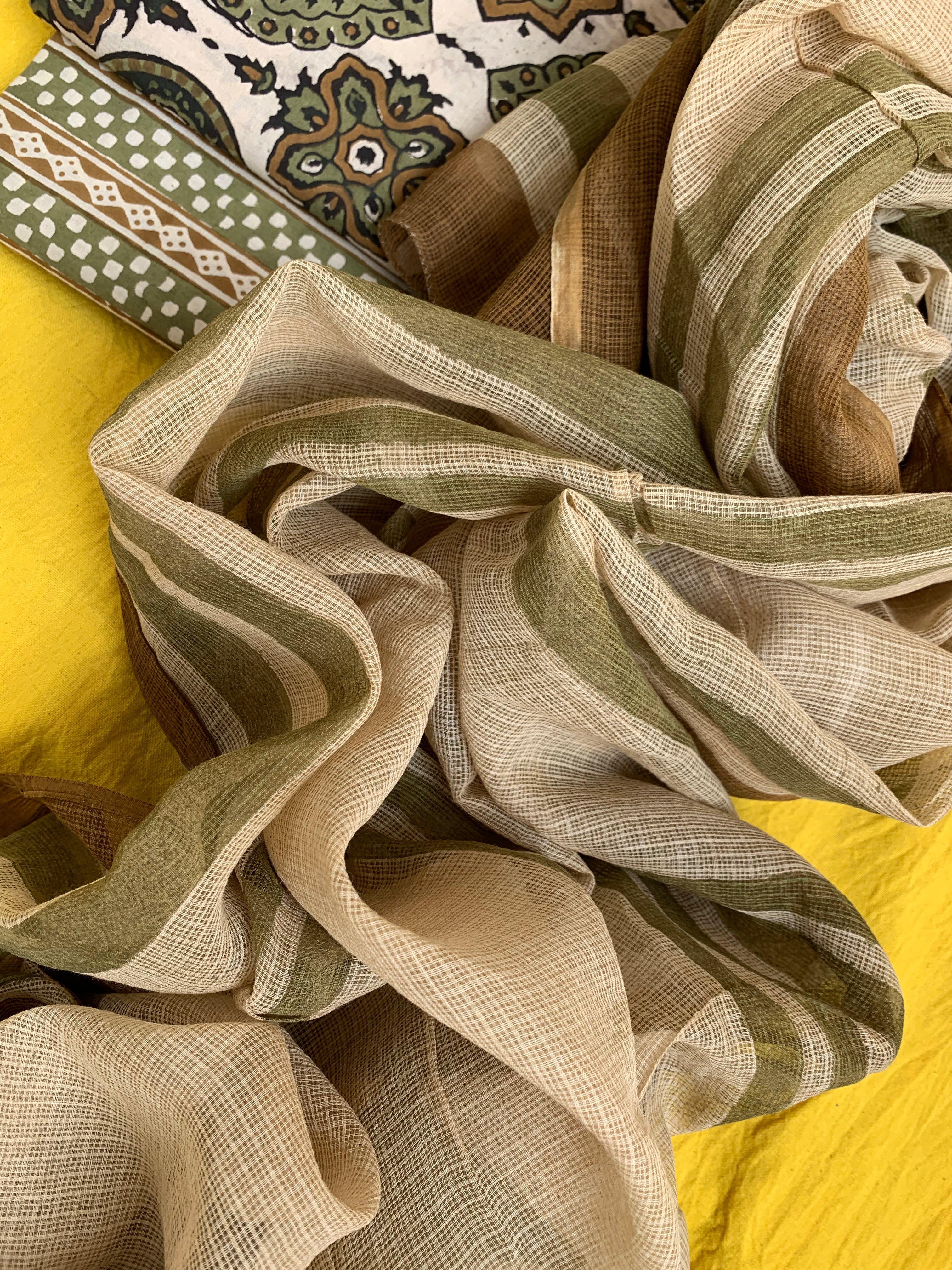 Handcrafted Cotton Kota Dupatta Suit