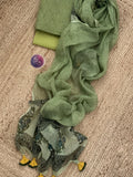 Pastel Green Handcrafted Kota Suit