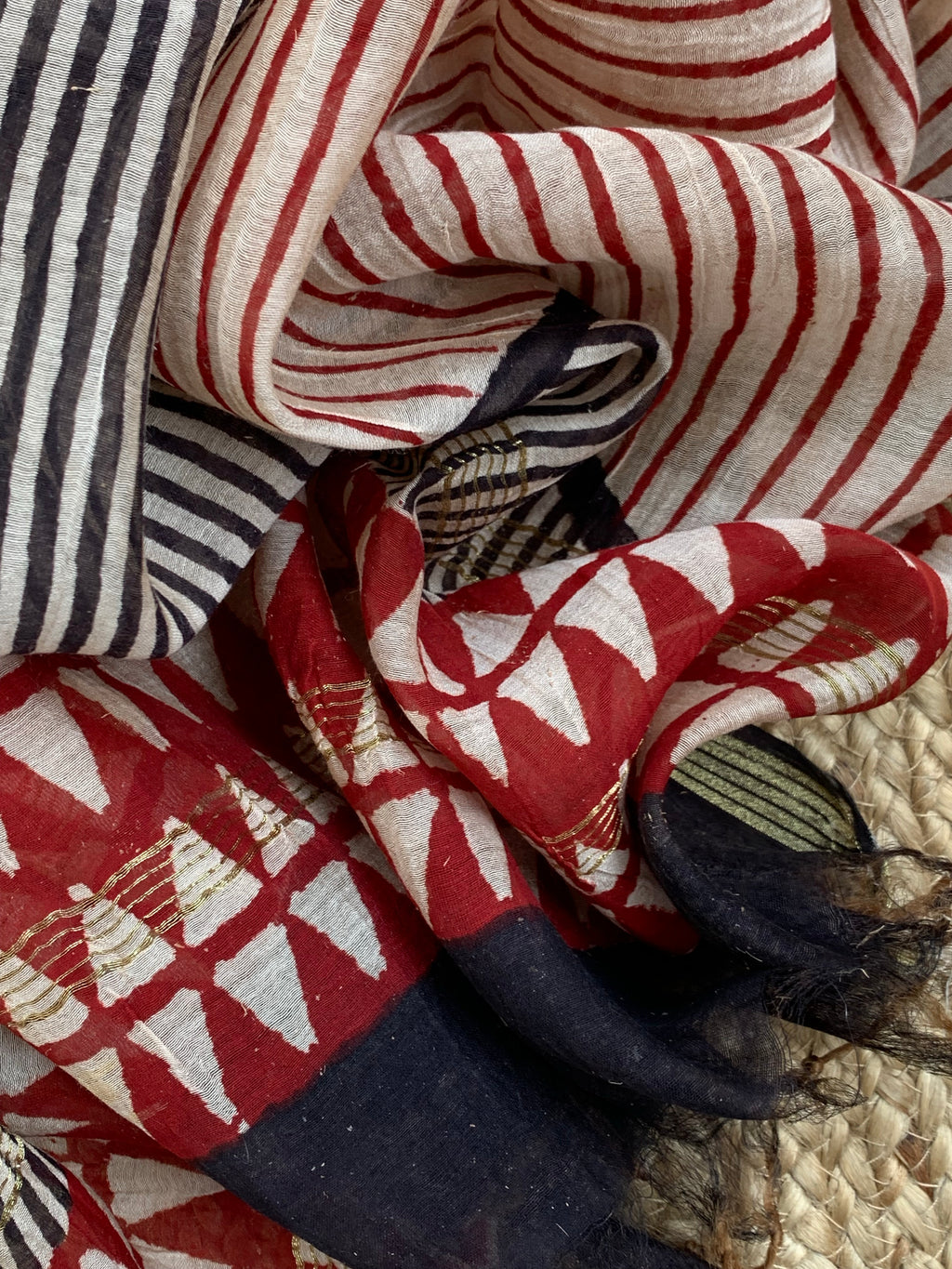 Handcrafted Cotton Chanderi Suit