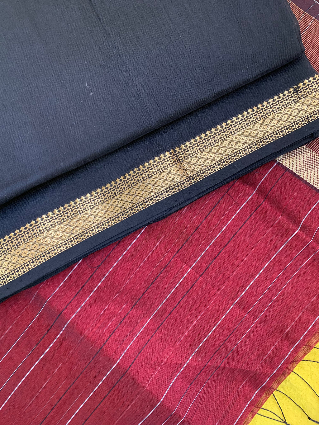 Handwoven Maheshwari Kurta dupatta set