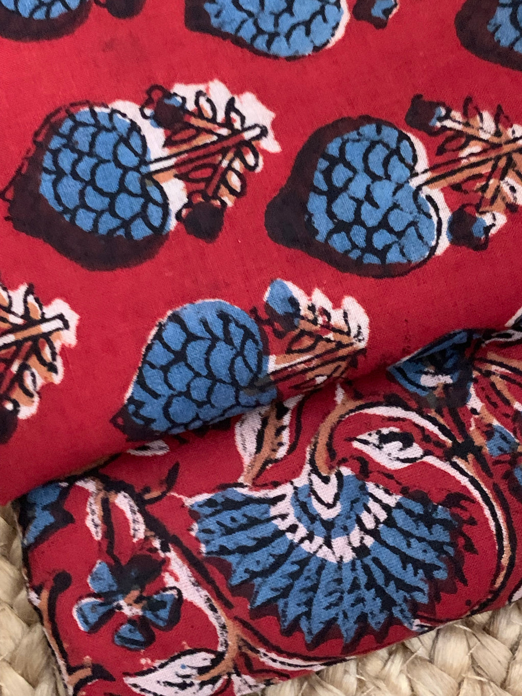 Handblock Cotton Kota Suit