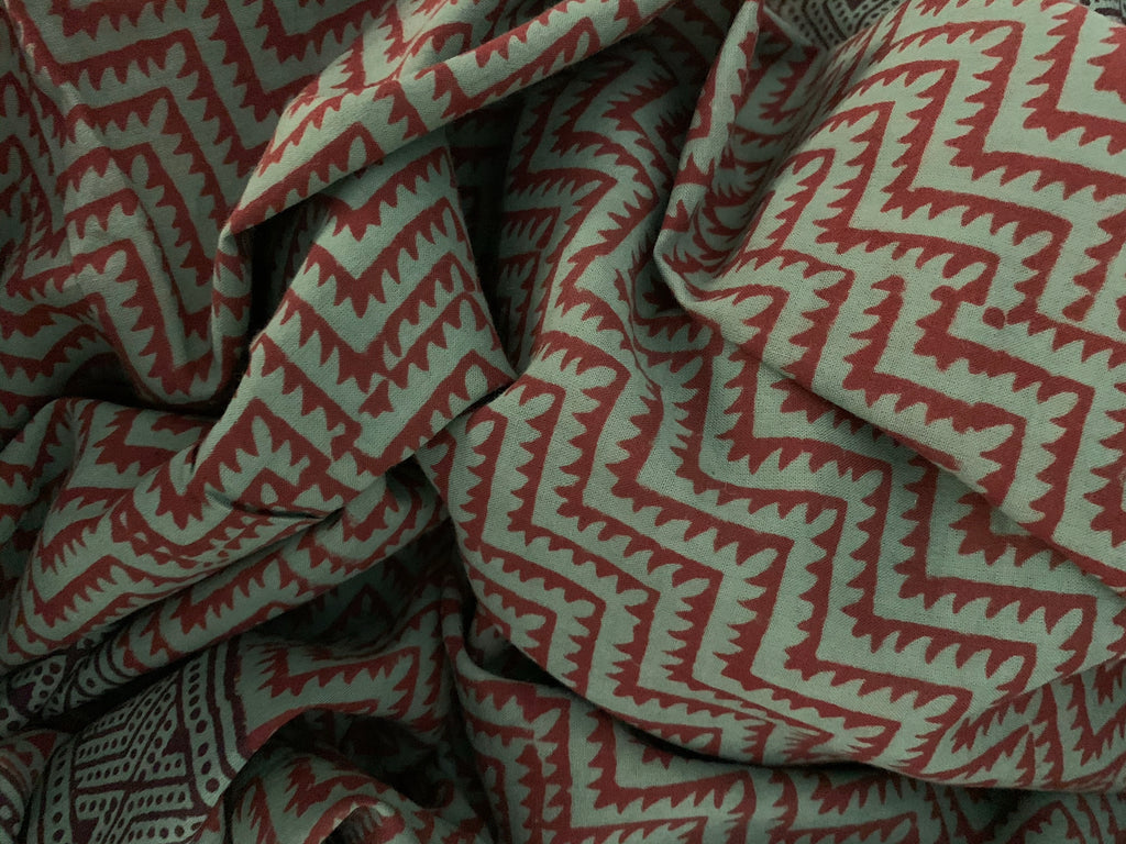 Natural Dyed Bagh Handblock Cotton Suit