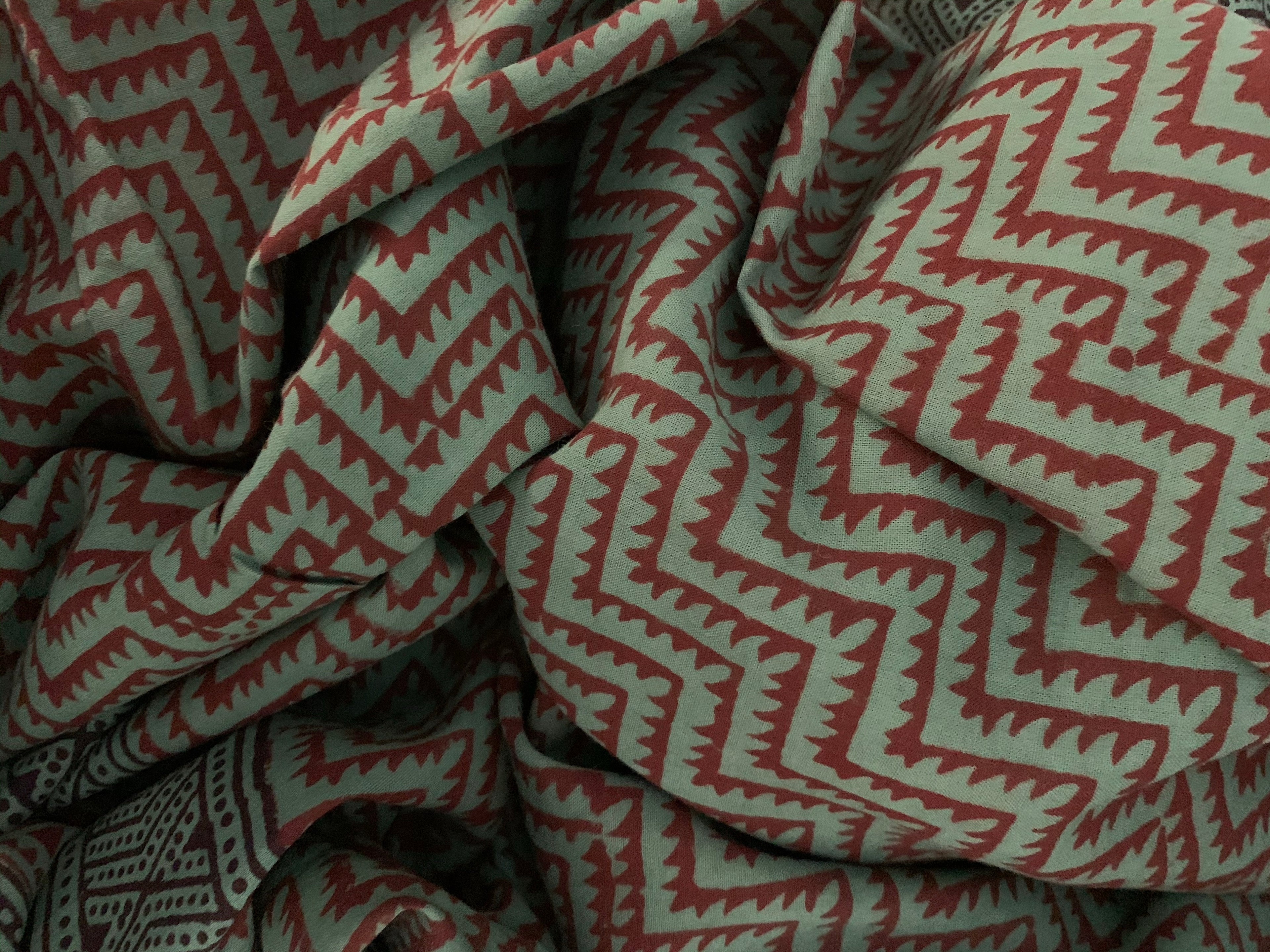 Natural Dyed Bagh Handblock Cotton Suit