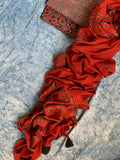 Natural Dyes Handblock Ajrakh Cotton Suit