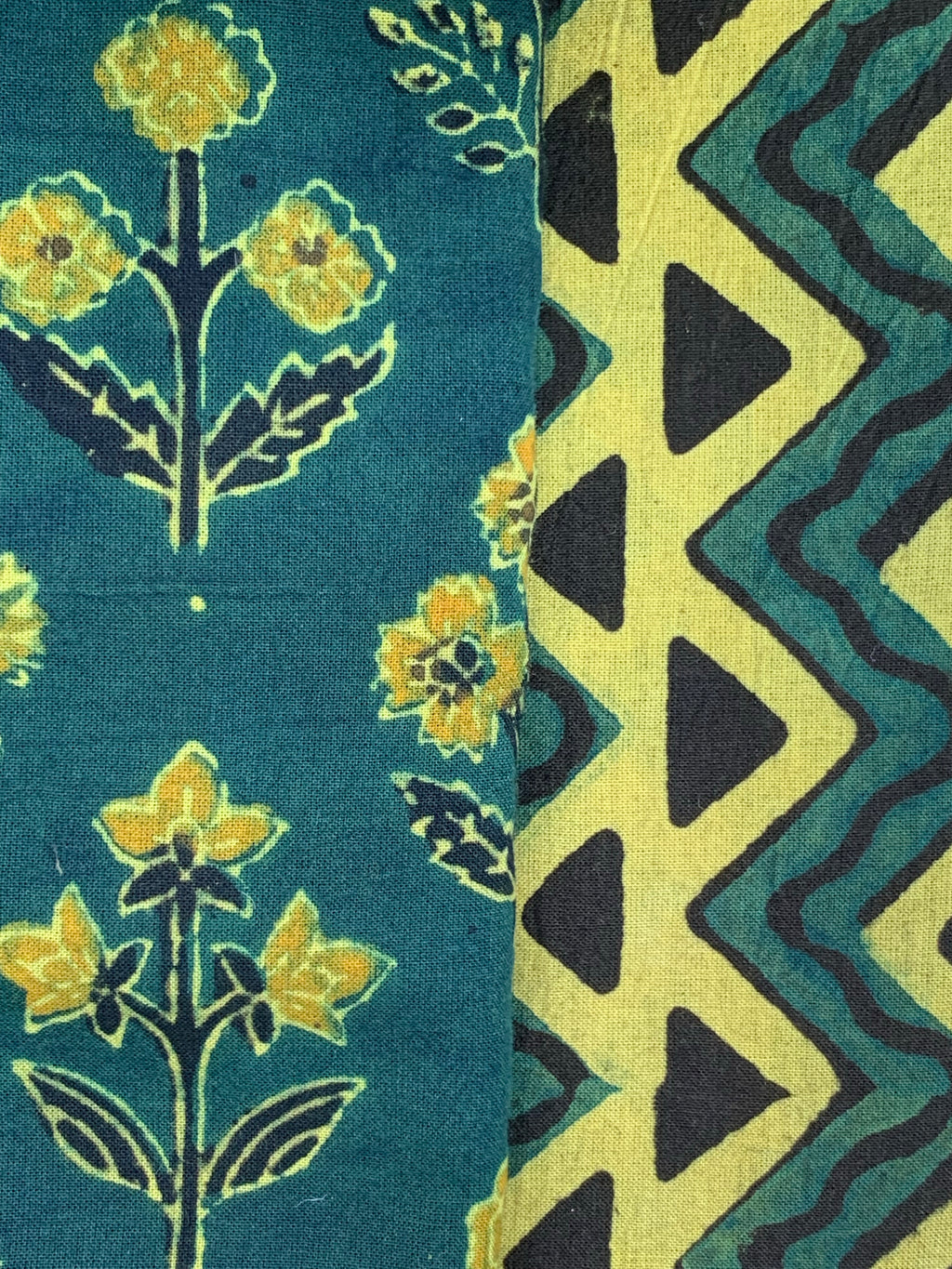 Handblock Ajrakh Cotton Kota Suit
