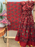 Handcrafted Ajrakh Kurta Dupatta set
