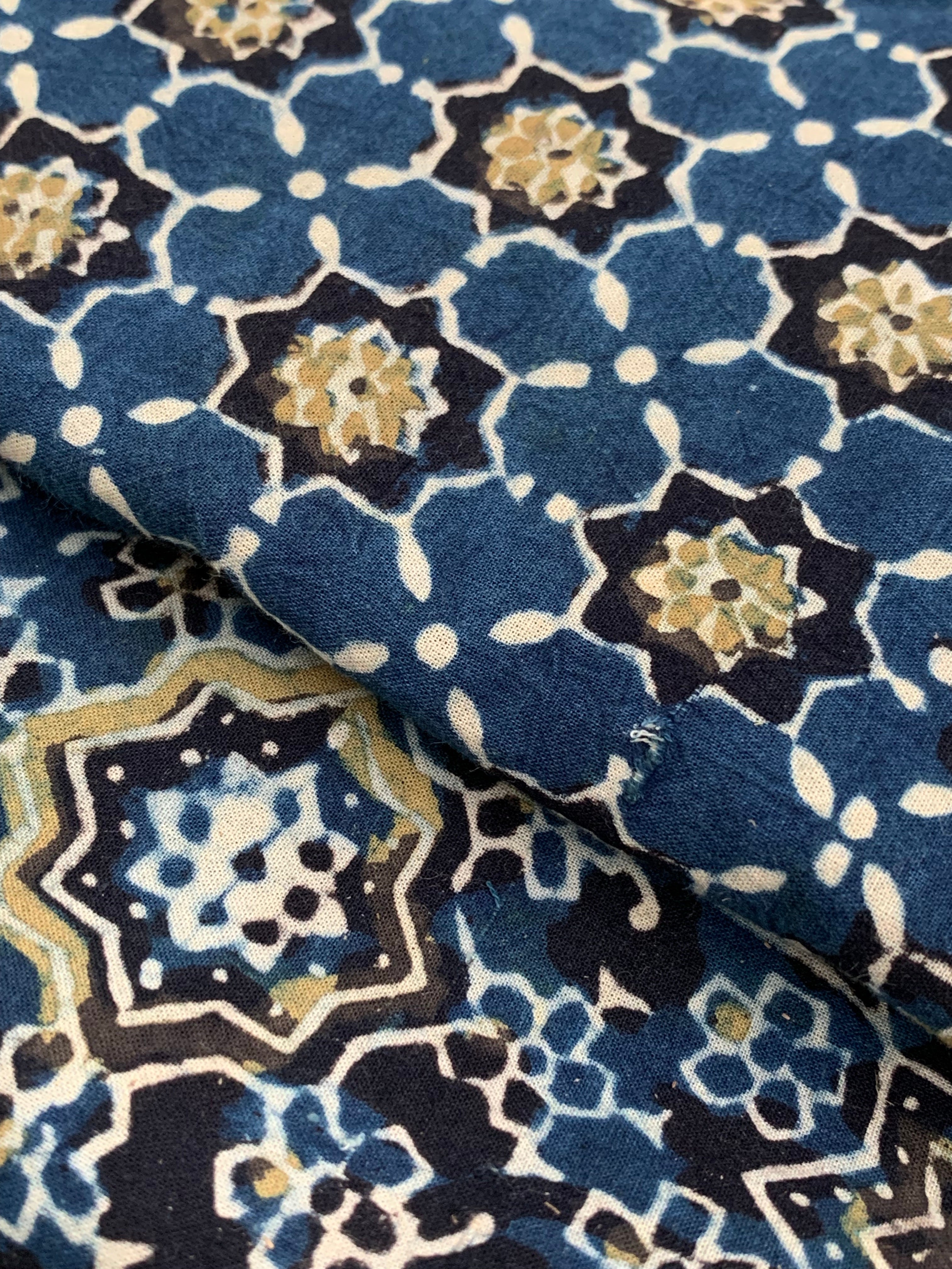 Handblock Ajrakh Suit