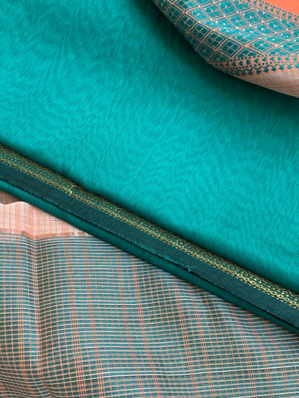 Handwoven Maheshwari Kurta dupatta set