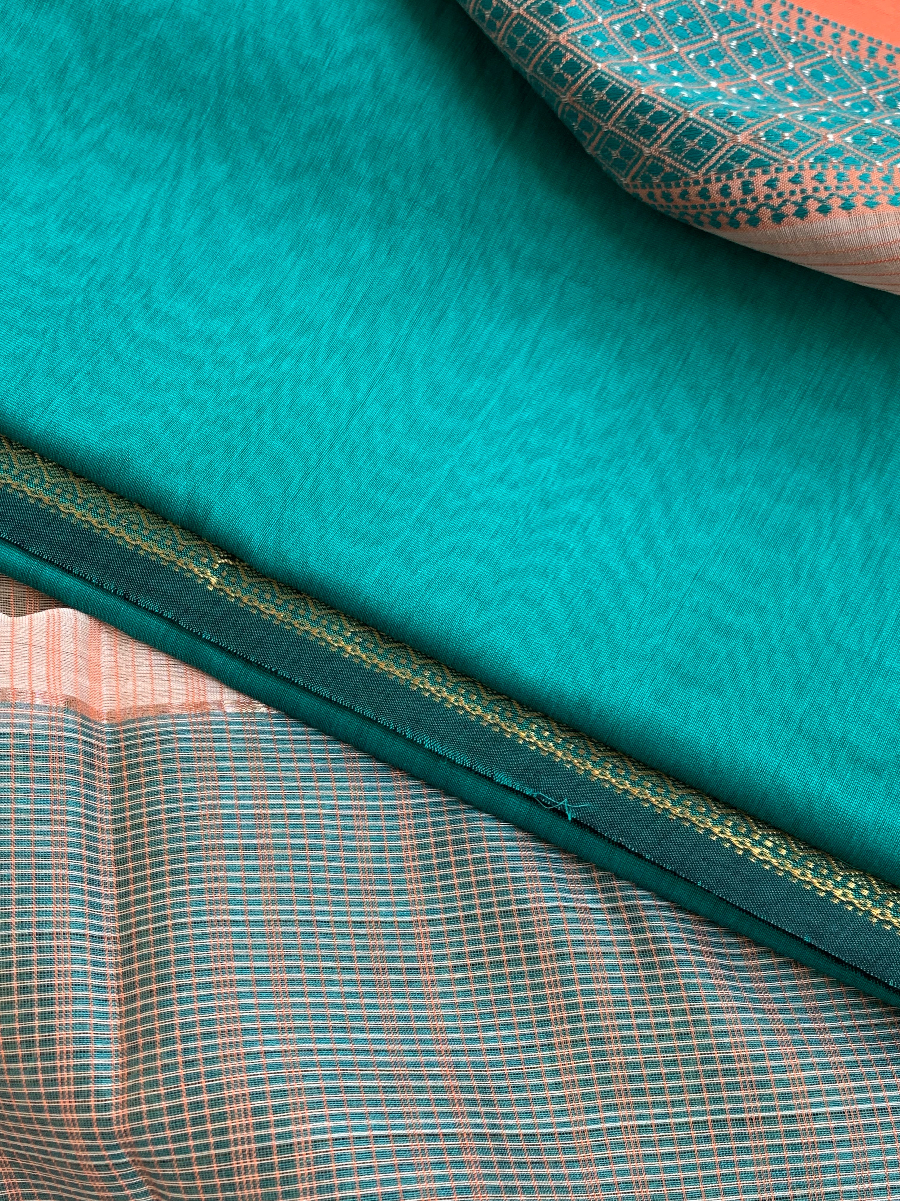 Handwoven Maheshwari Kurta dupatta set