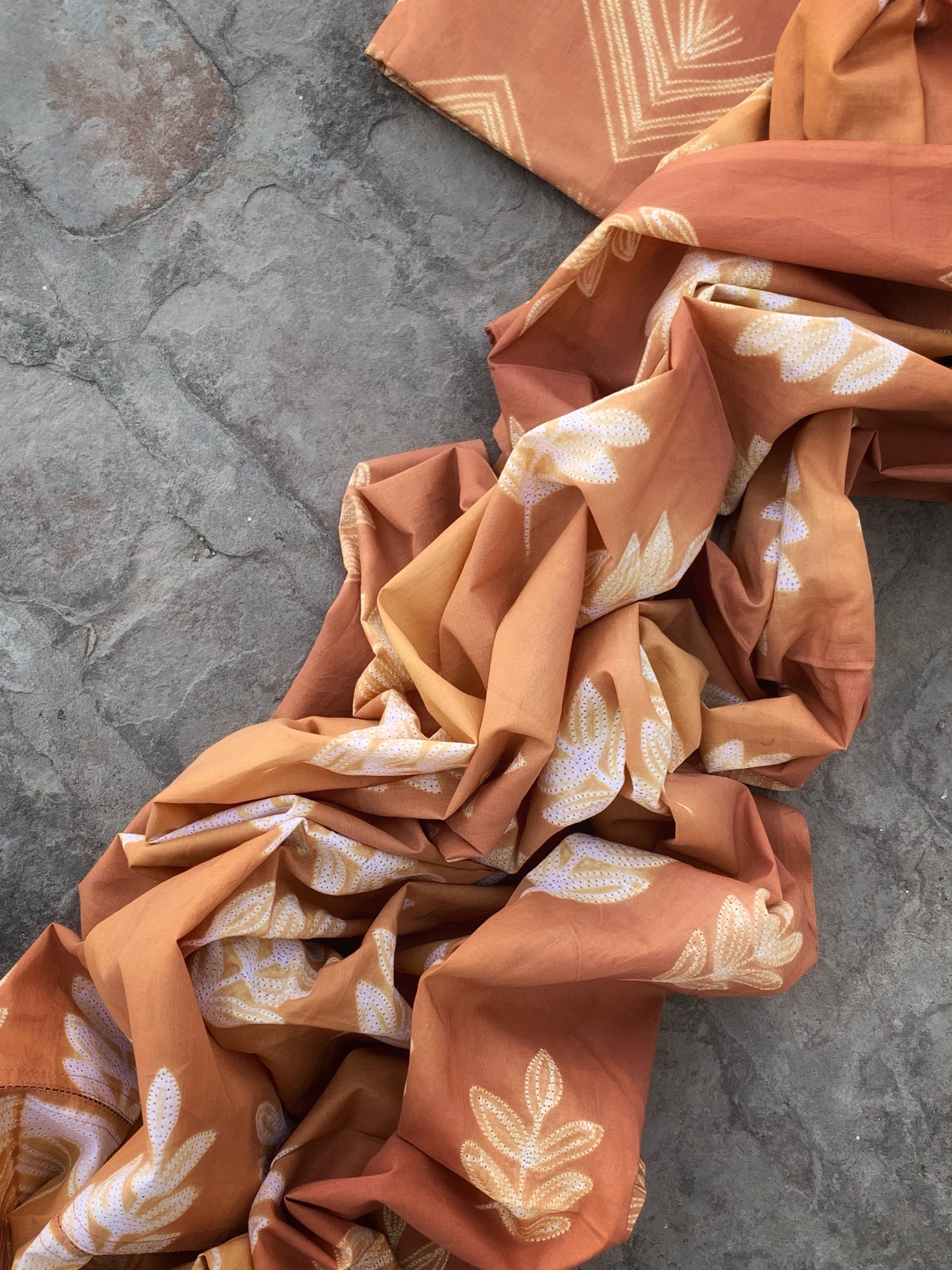 Handcrafted Shibori Kurta Dupatta Set