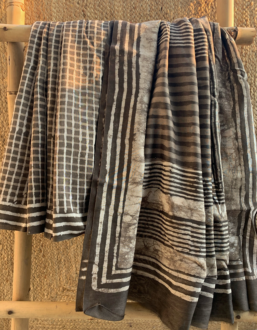 Handblock Printed Chanderi Saree