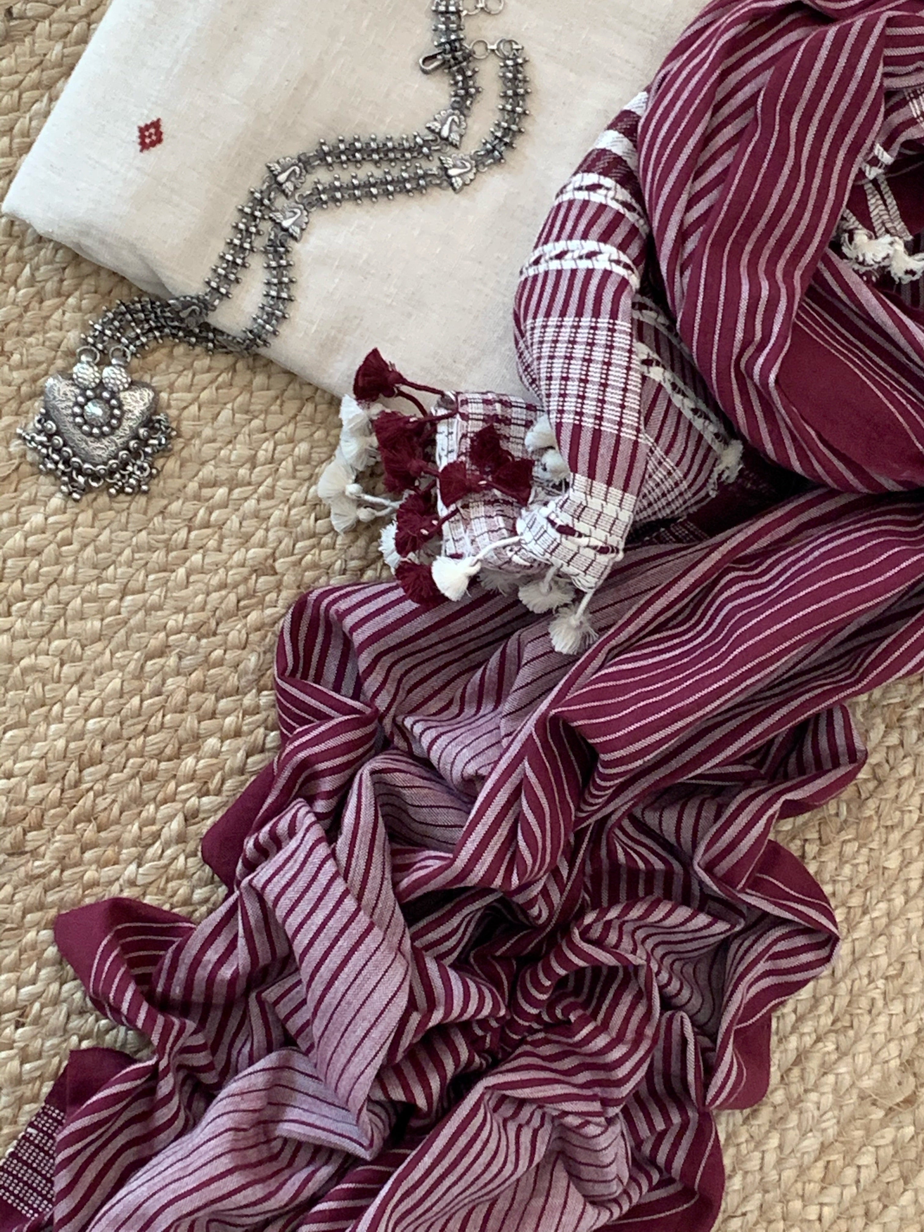 Handwoven Kurta Dupatta Set