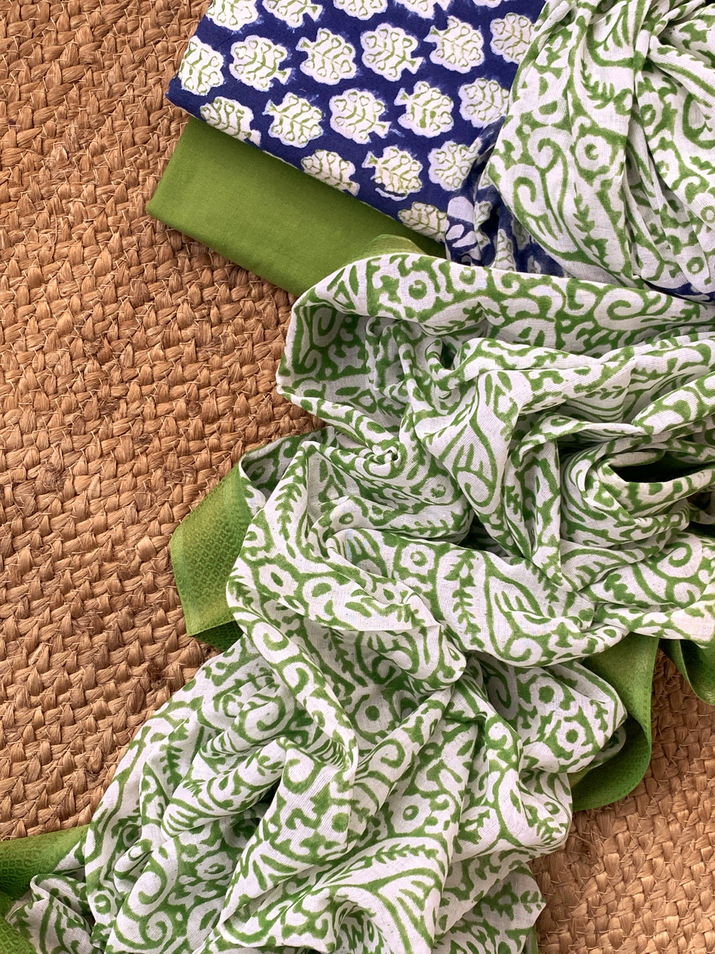 Handblock Cotton Suit