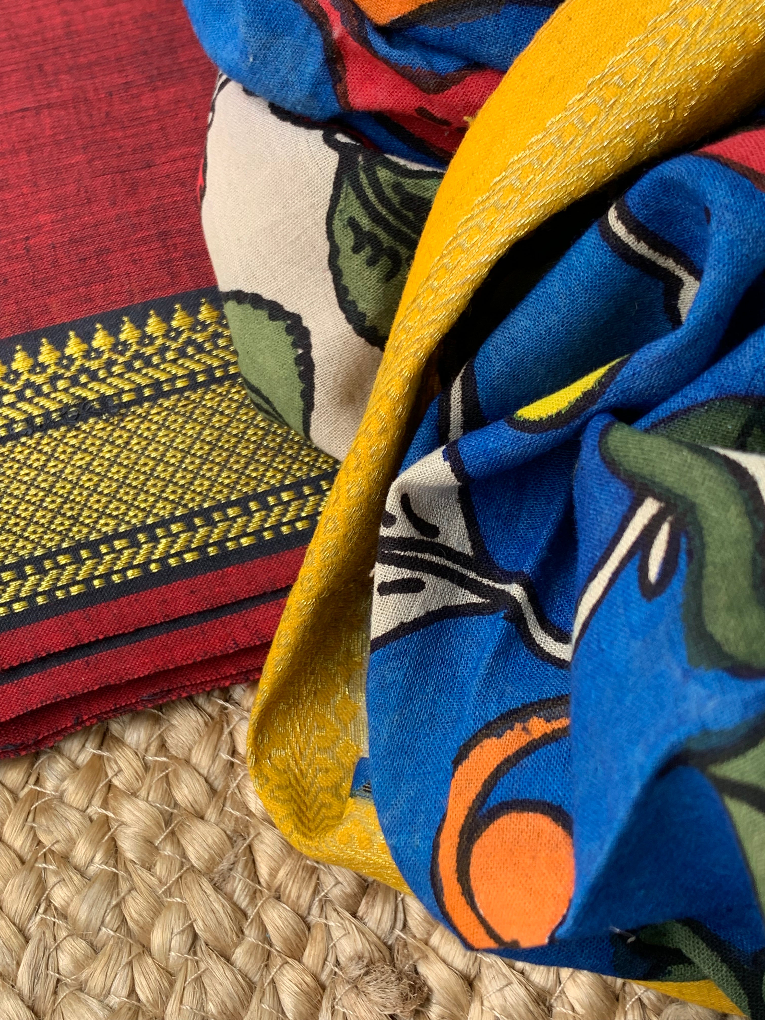 Handwoven Handcrafted Kalamkari Kurta Dupatta Set