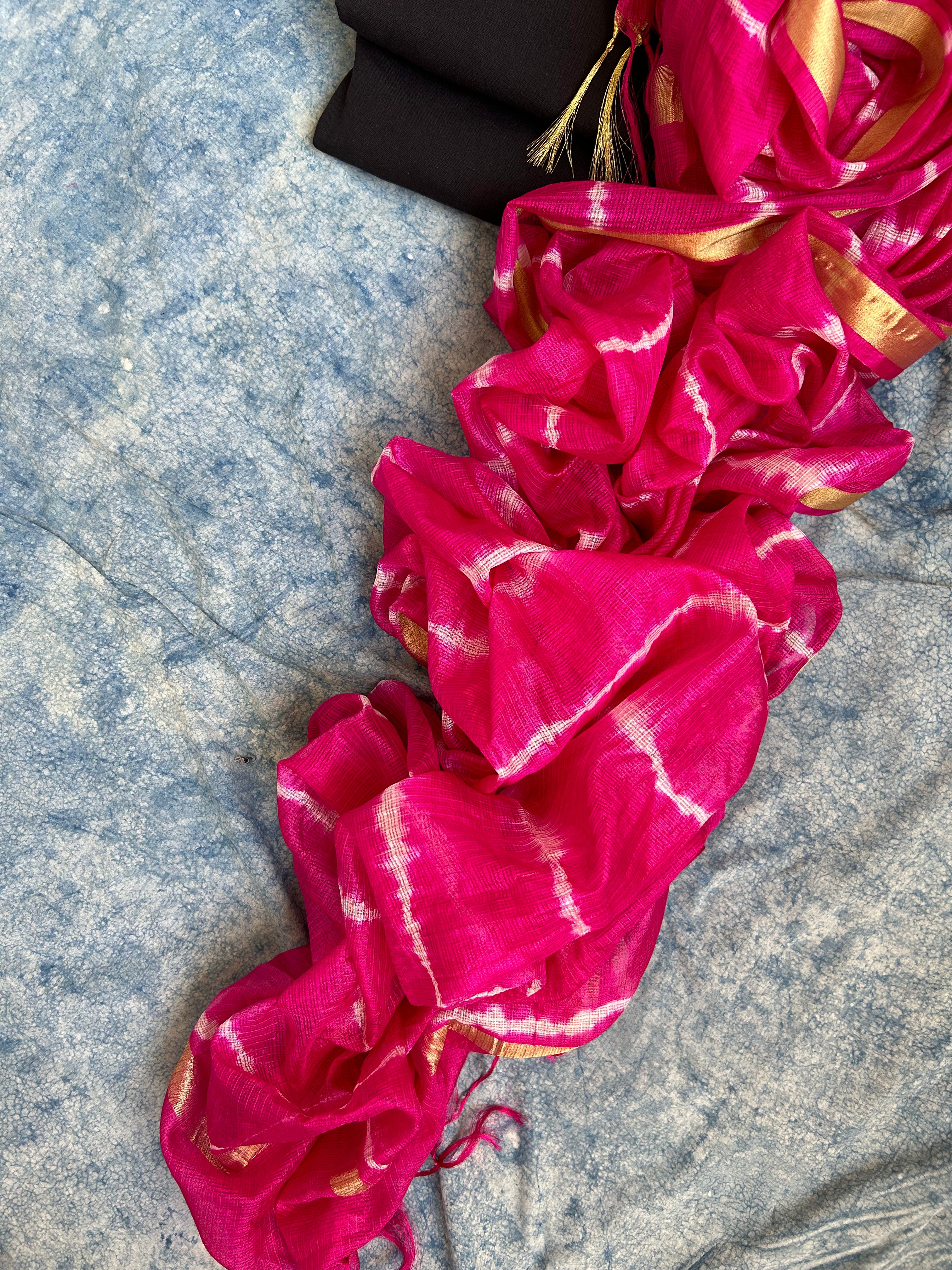 Handcrafted Cotton Art Silk Kota Suit