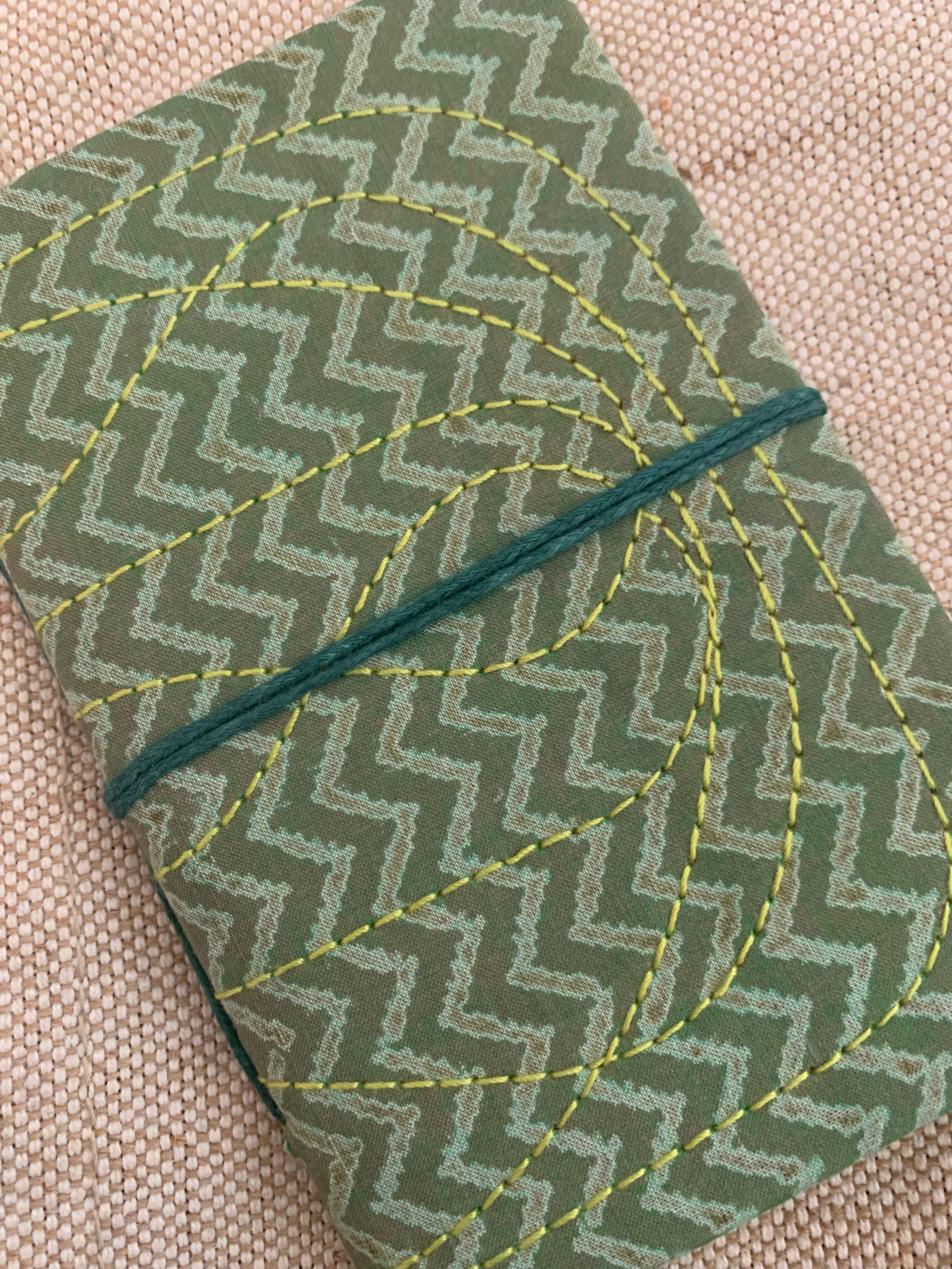Block Print Fabric Cover Diary