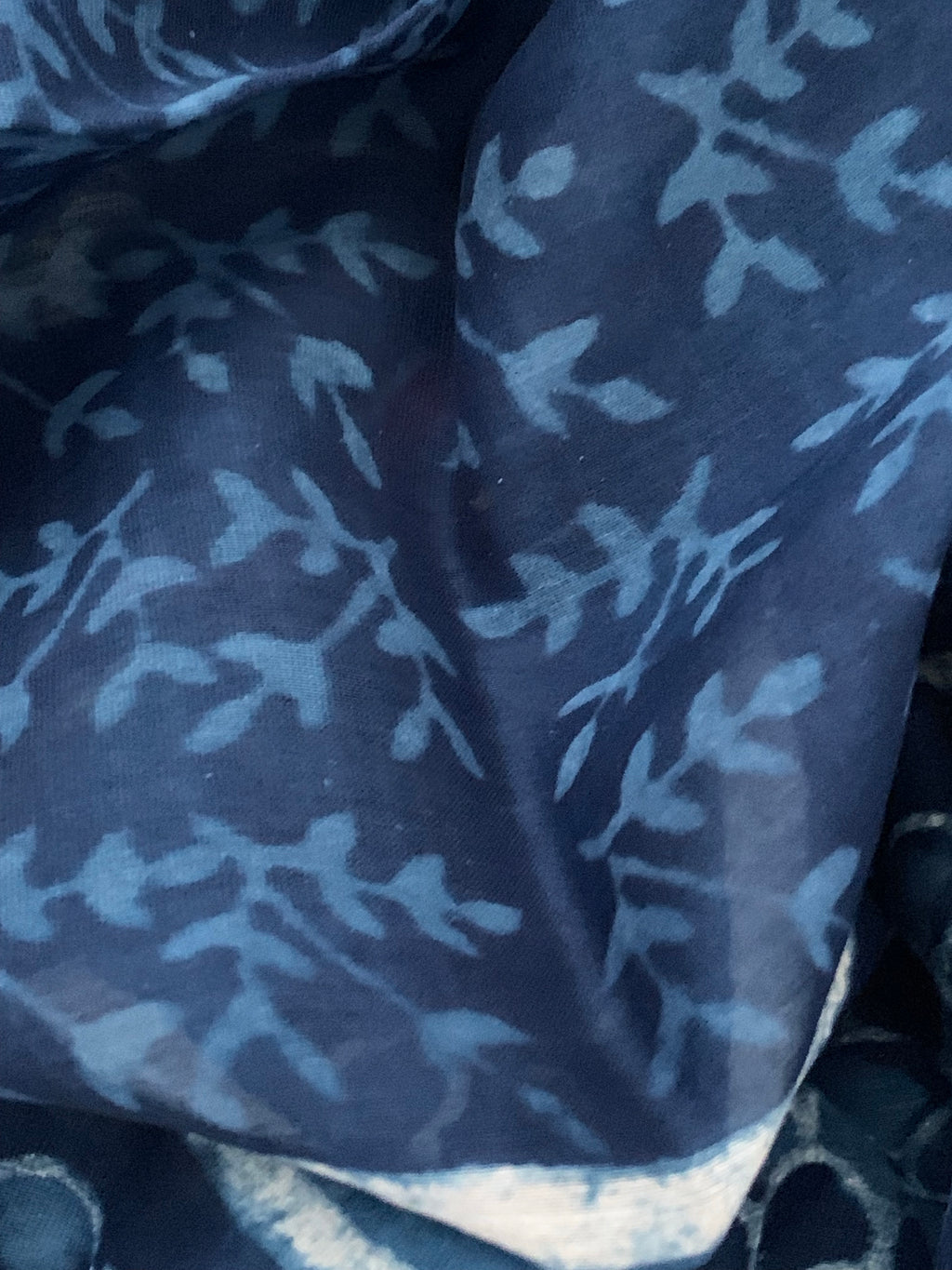 Handblock chanderi suit