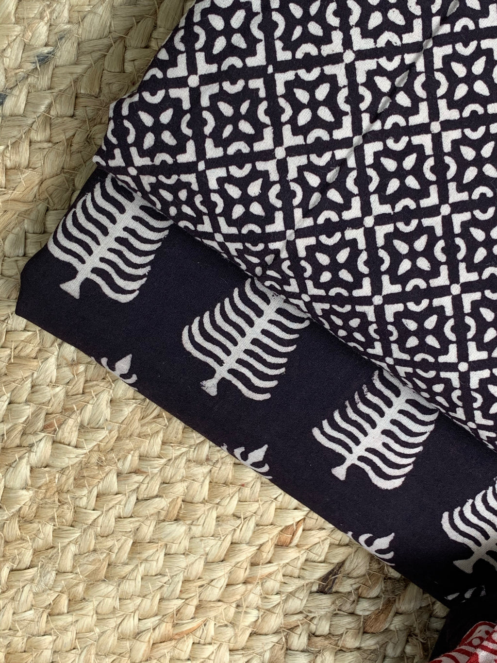 Natural Dyed Bagh Handblock Cotton Suit