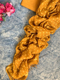 Handcrafted Linen Kurta Dupatta Set