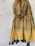 Handblock Ajrakh Dupatta