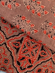 Natural Dyes Handblock Ajrakh Cotton Suit