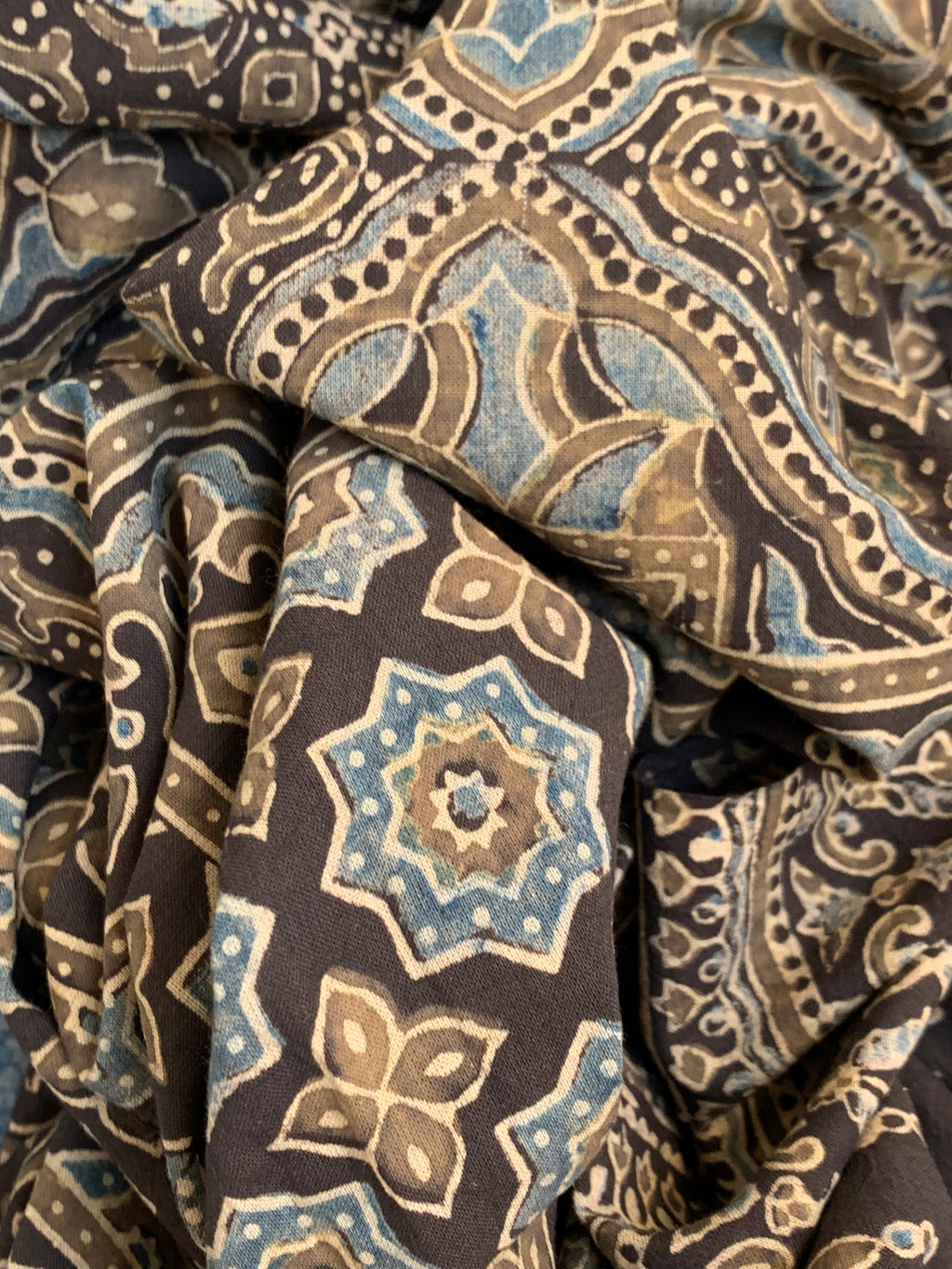 Natural Dyes Handblock Ajrakh Cotton Suit
