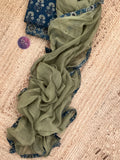 Handblock Ajrakh Cotton Kota Suit