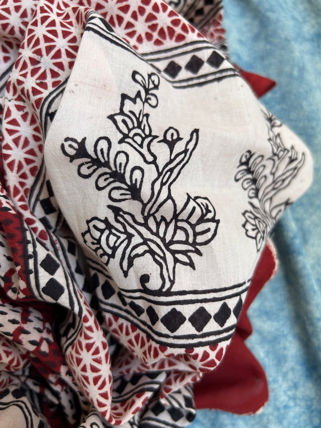 Natural Dyed Bagh Block Print Cotton Suit